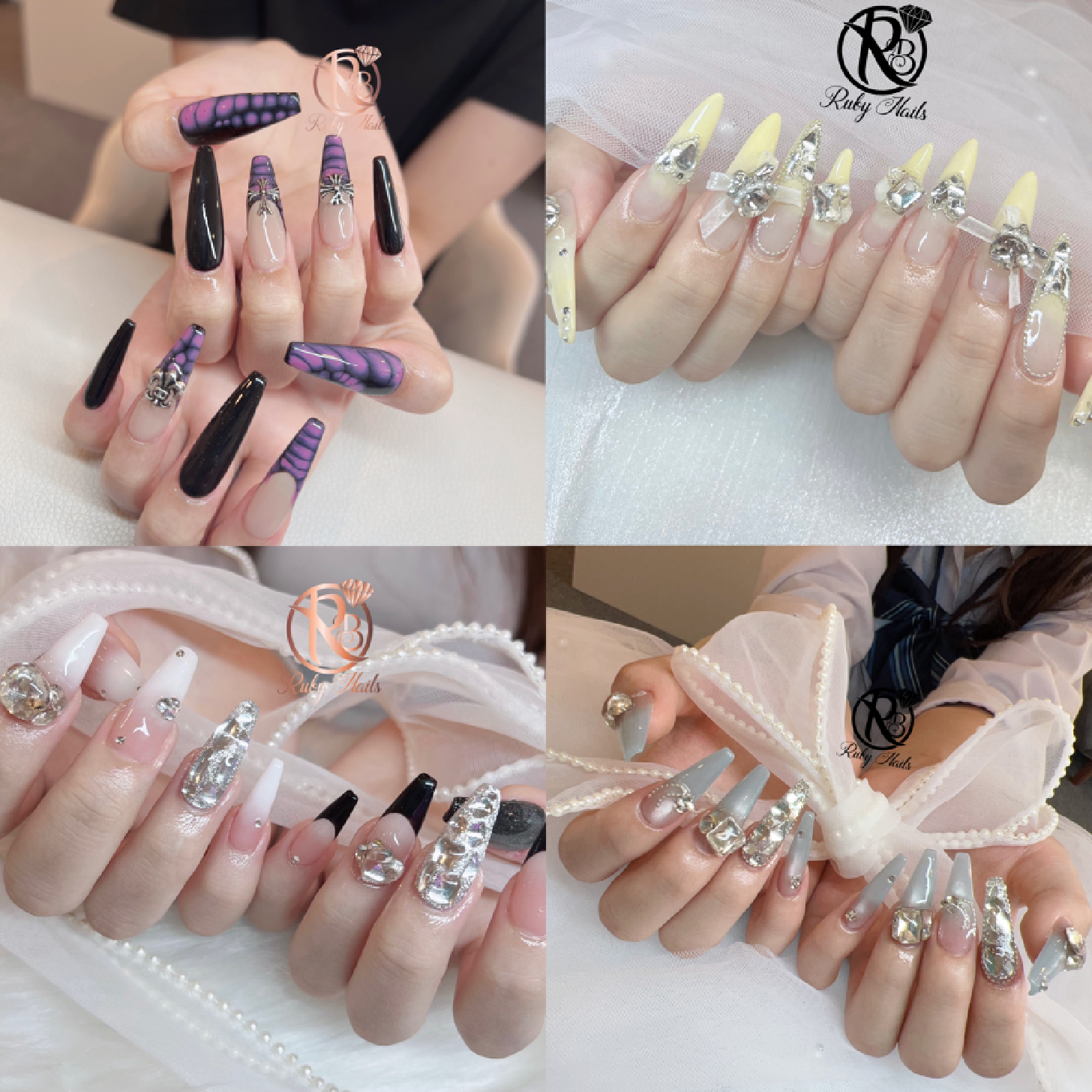 チップ長さだしロング「L サイズ」つけ放題(持ち込みデザイン可能) 10700