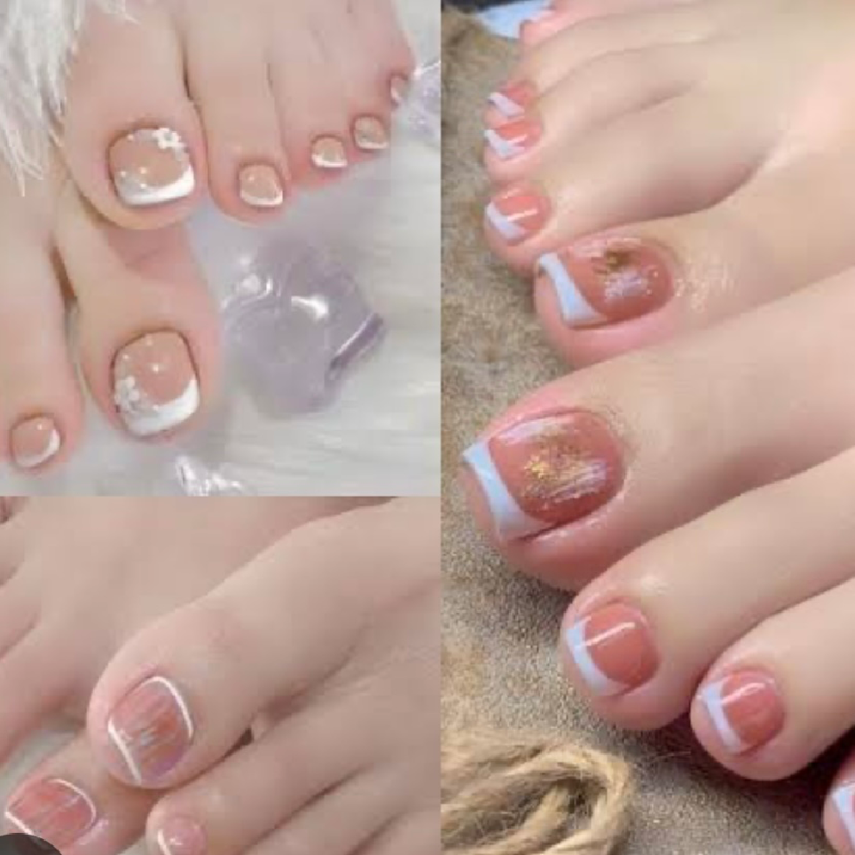 フットフレンチ ネイル￥5800