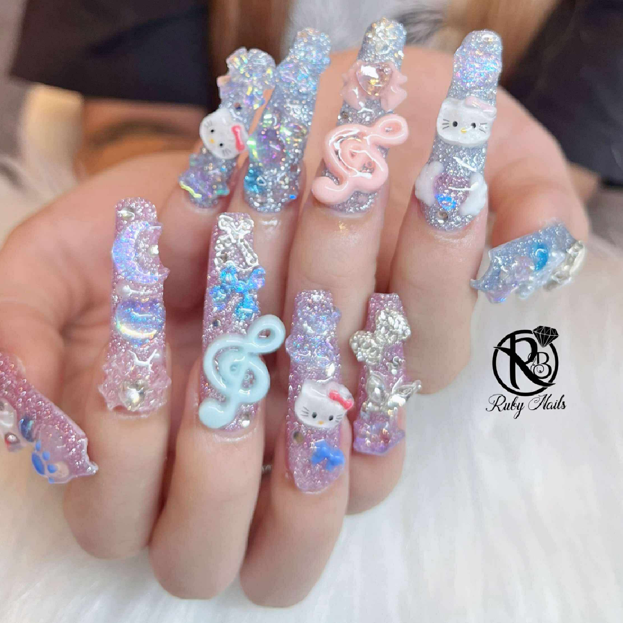 チップ長さだしMAXロング「XLサイズ」つけ放題(持ちデザイン可能)¥12900