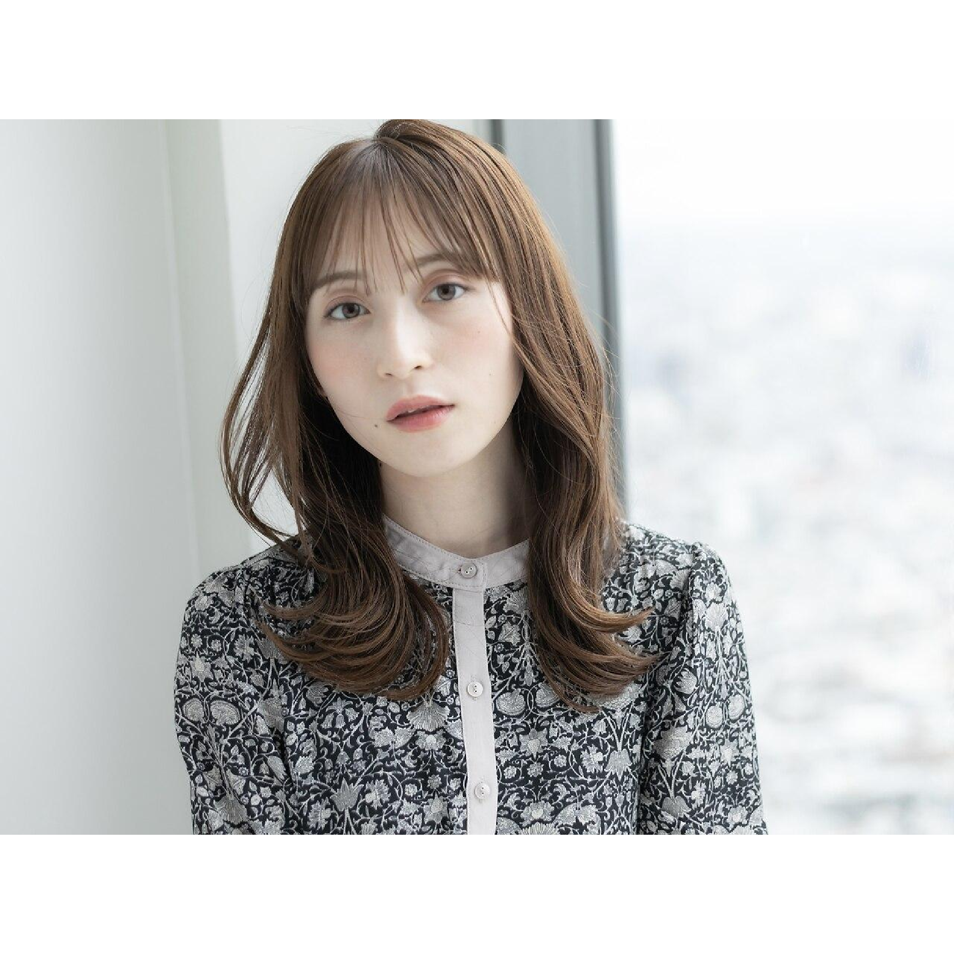 【人気No2/抜け感抜群】透明感カラー+小顔カット+3stepトリートメント[仙