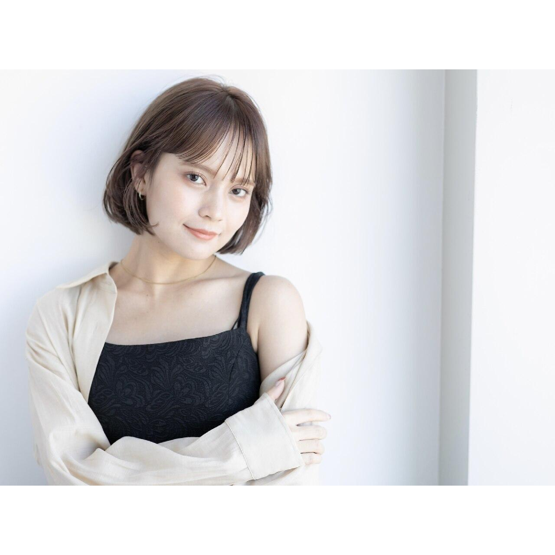 【艶髪レベル★★/抜け感抜群】透明感カラー+小顔カット+3stepトリートメント