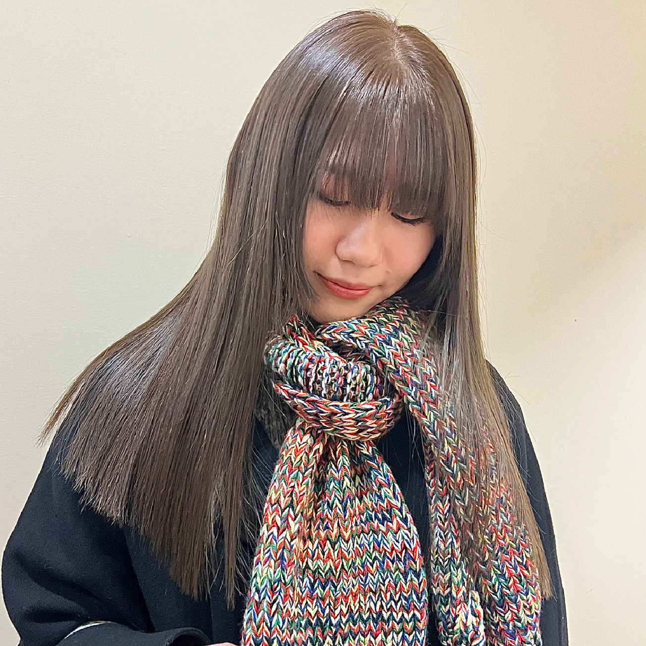カット＋ブリーチなしダブルカラー＋2STEPトリートメント