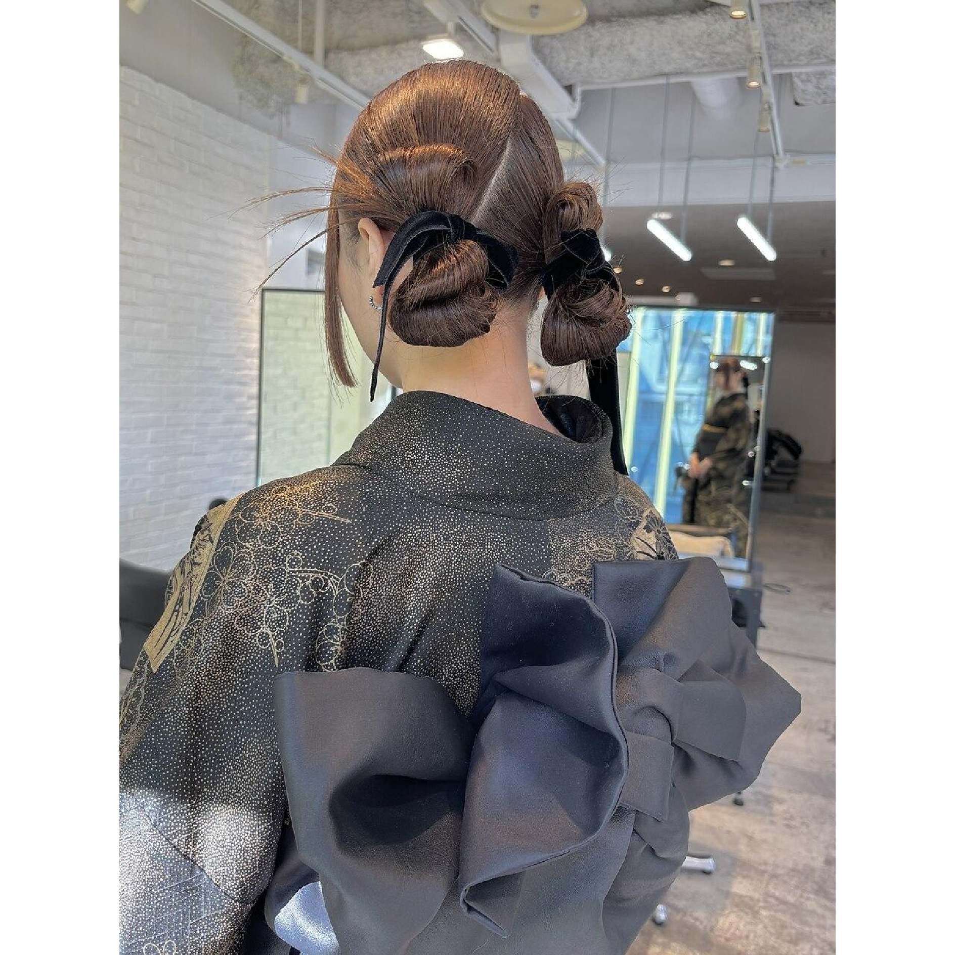 成人式○ヘアセット＋振袖着付け  ￥19,800   ※電話予約のみ