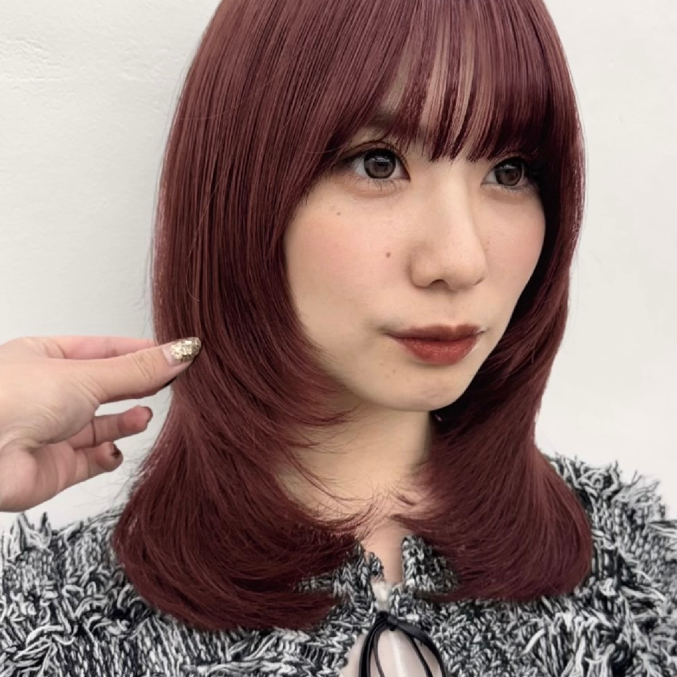 💖盛れる💖【顔まわりカット＋ブリーチなしダブルカラー】＋2step TR