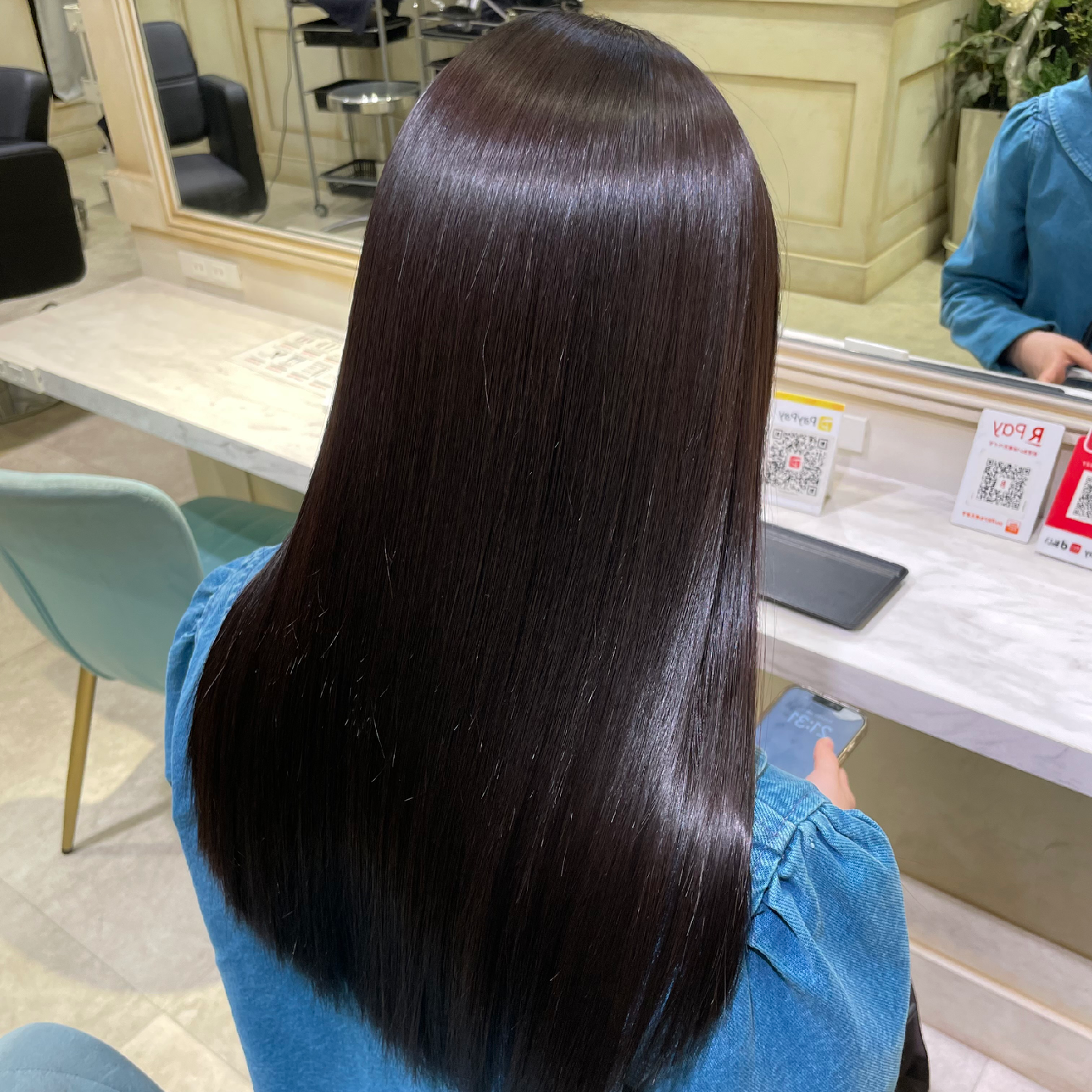 美髪矯正+カット+最高級髪質改善トリートメント