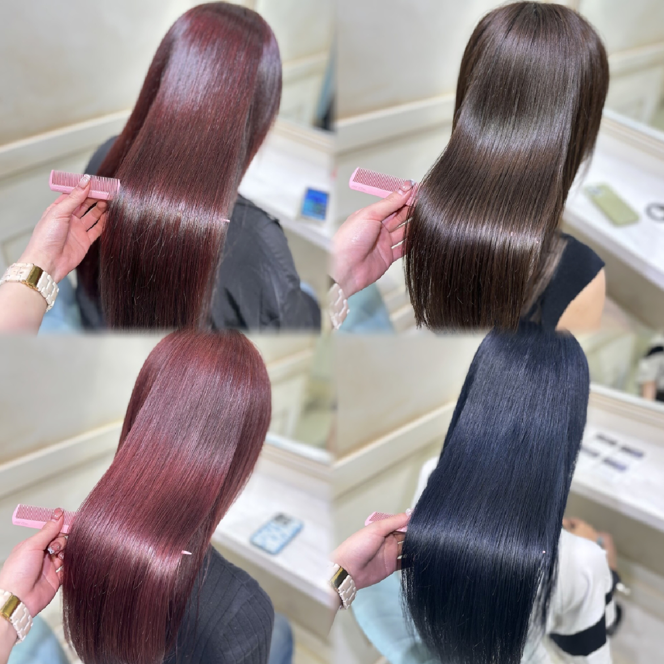 ブリーチなしダブルカラー＋最高級髪質改善✨