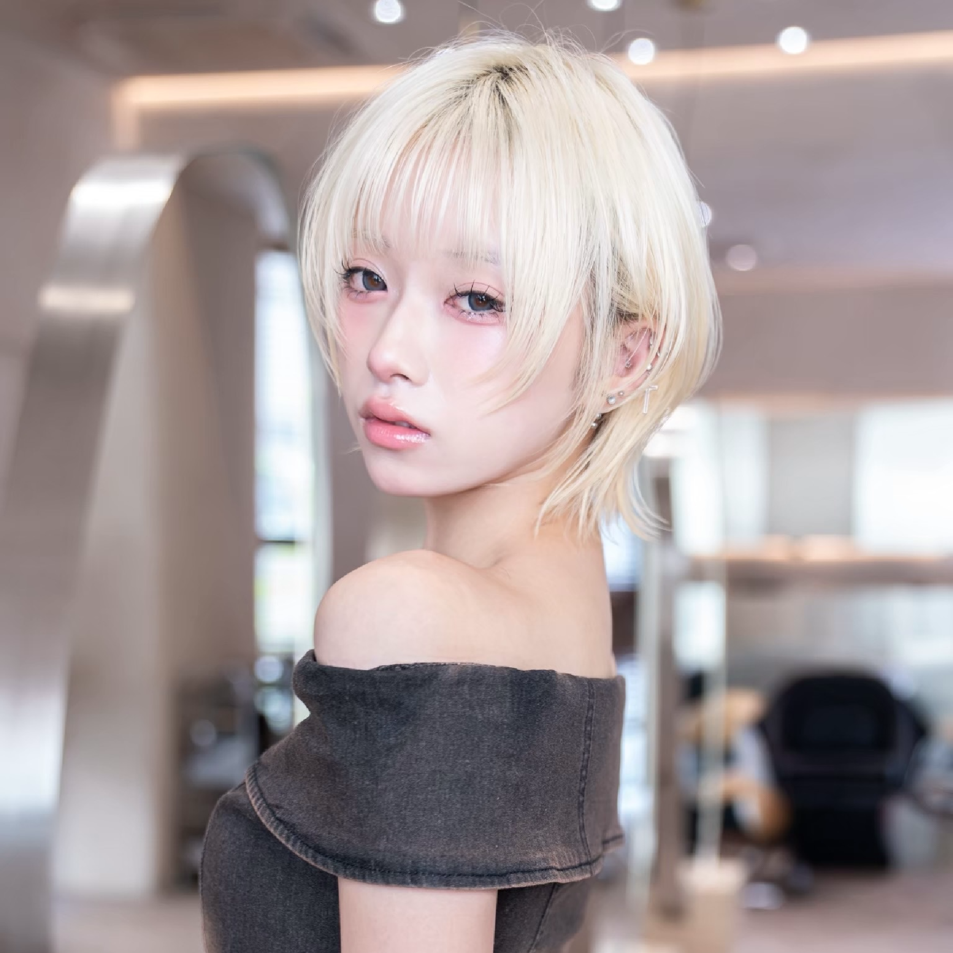 【ブリーチ単品】"渋谷/髪質改善/ボブレイヤーカット”
