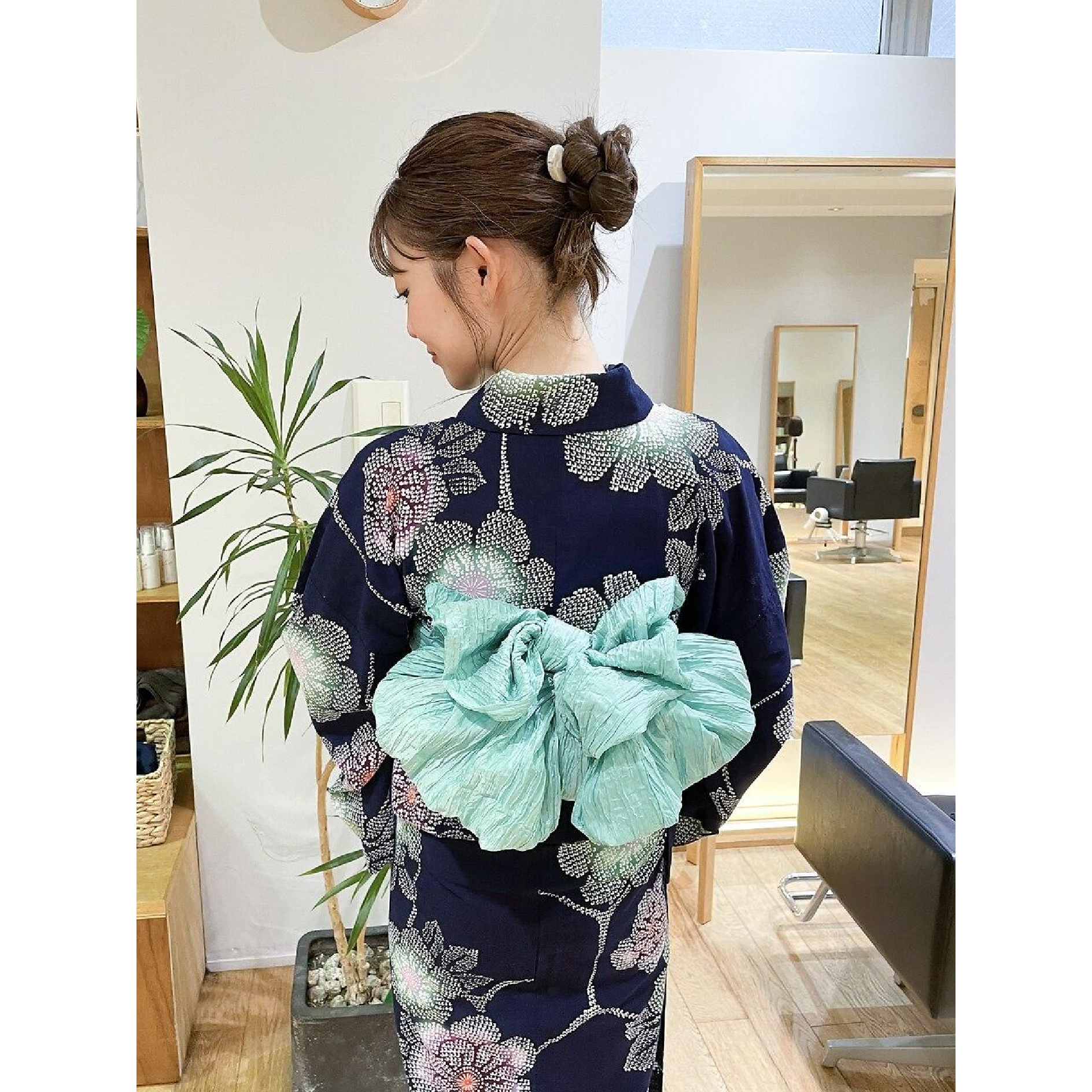 浴衣着付け、ヘアアレンジセット割10%オフ