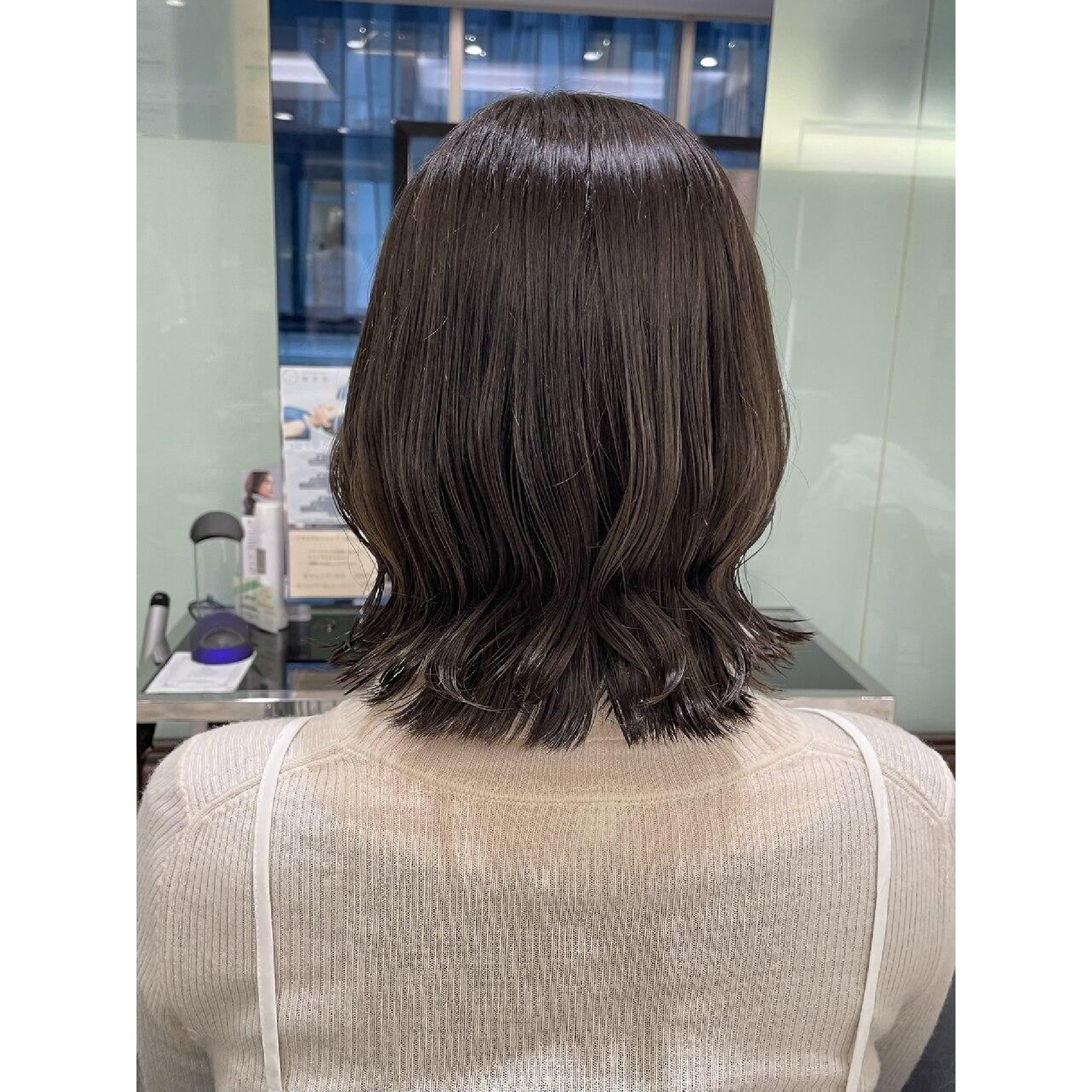 【吉川指名限定】小顔補正カット+パーマ+艶感フルカラー*