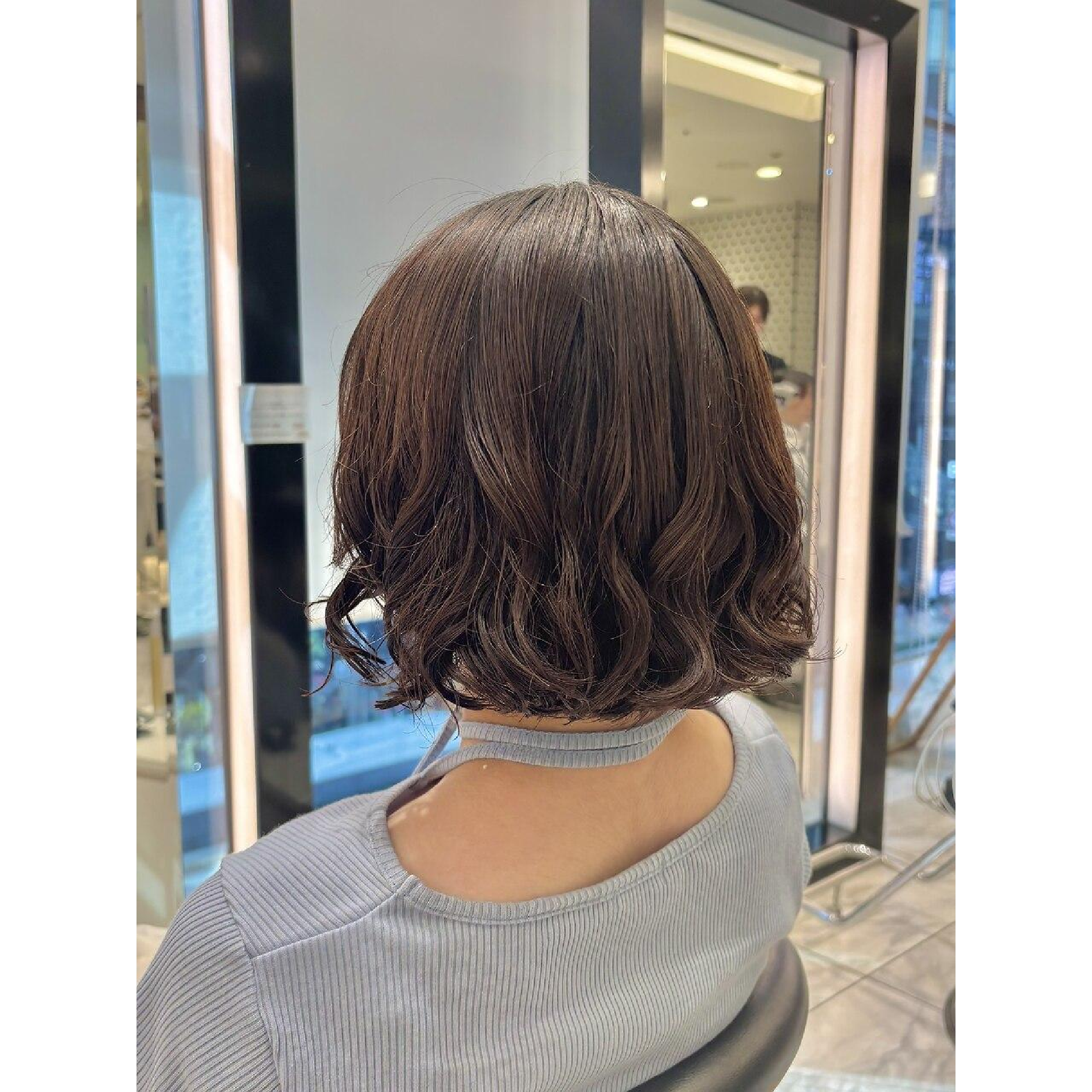 【当日限定】小顔補正カット+コテ巻き風パーマ＊20%オフ