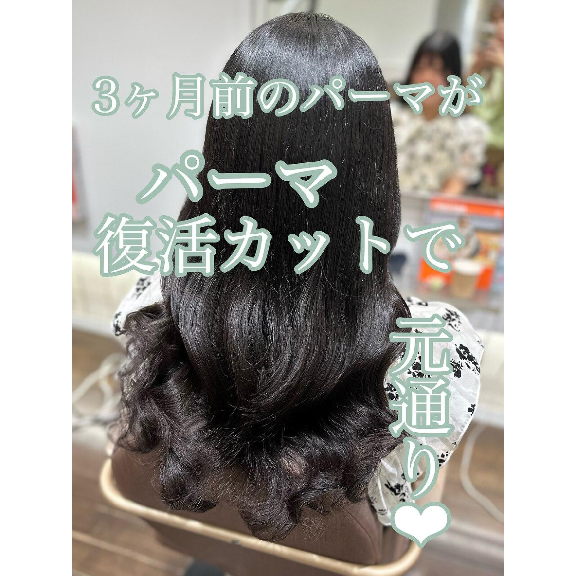 【浅子限定】パーマ後メンテナンスはこれ！パーマ復活カット&トリートメント