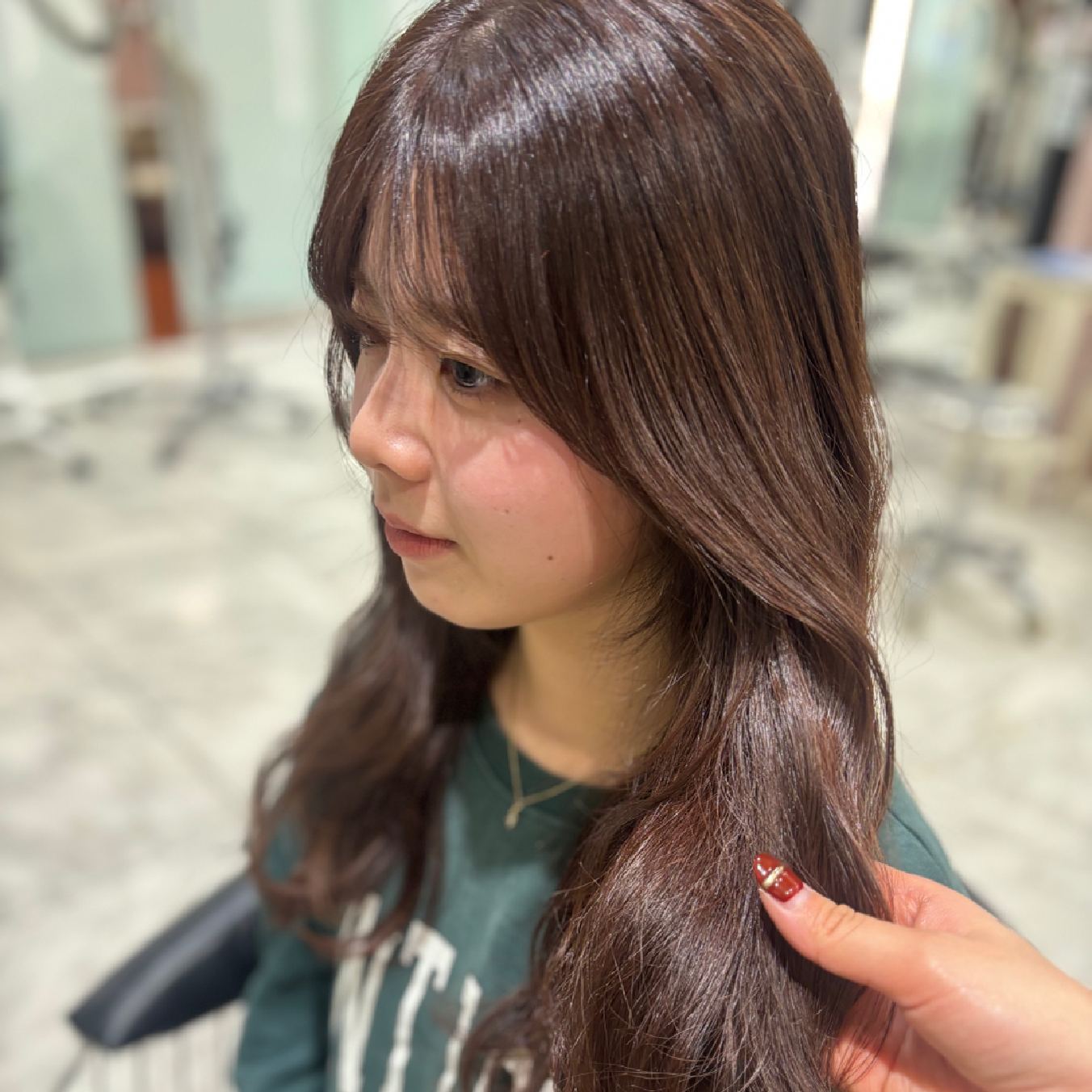 【似合わせ艶カラー】透明感たっぷりカラー🫧シャンプーブロースタイリング込