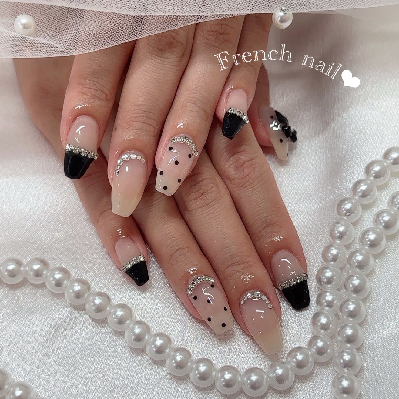 ハンド　フレンチ/グラデ＋パーツ120分