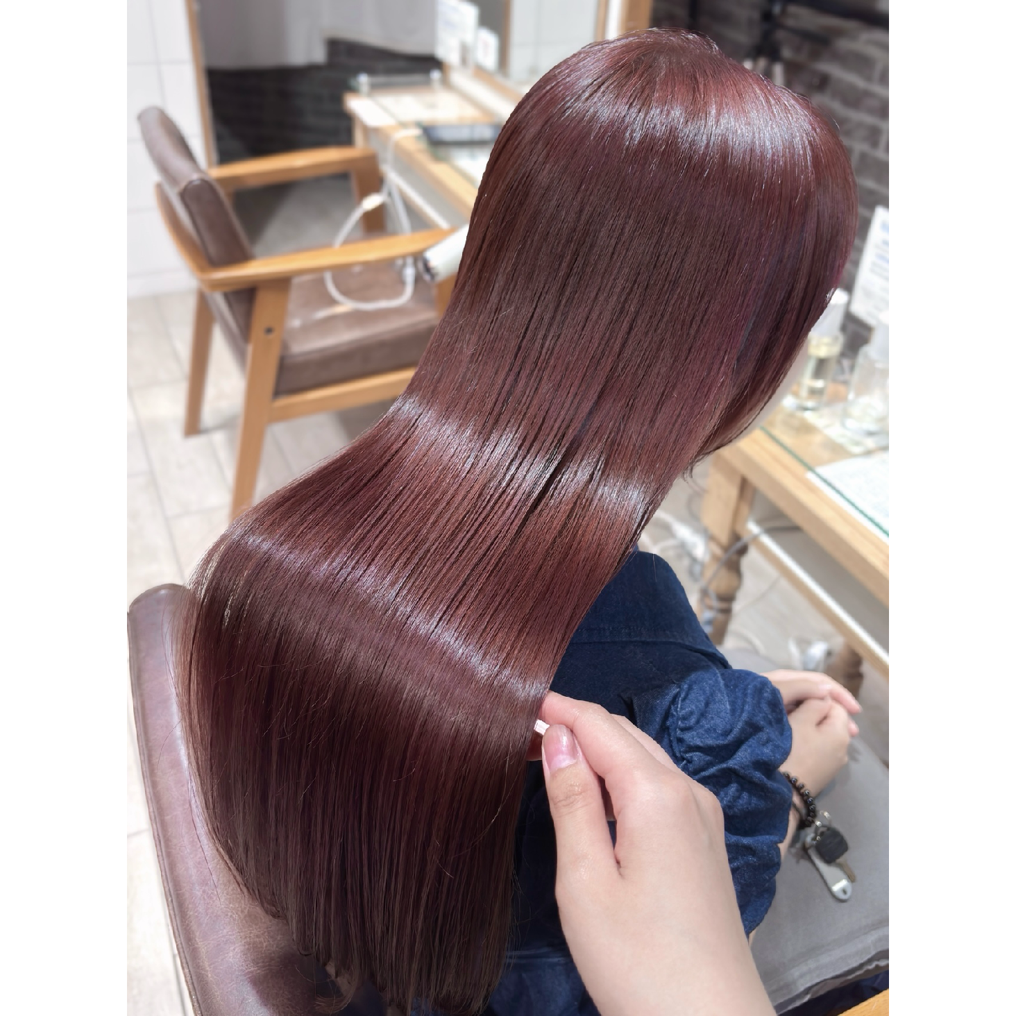 【天使の艶♪美髪縮毛矯正】酸性ストレート+ラメラメTR+シャンプー