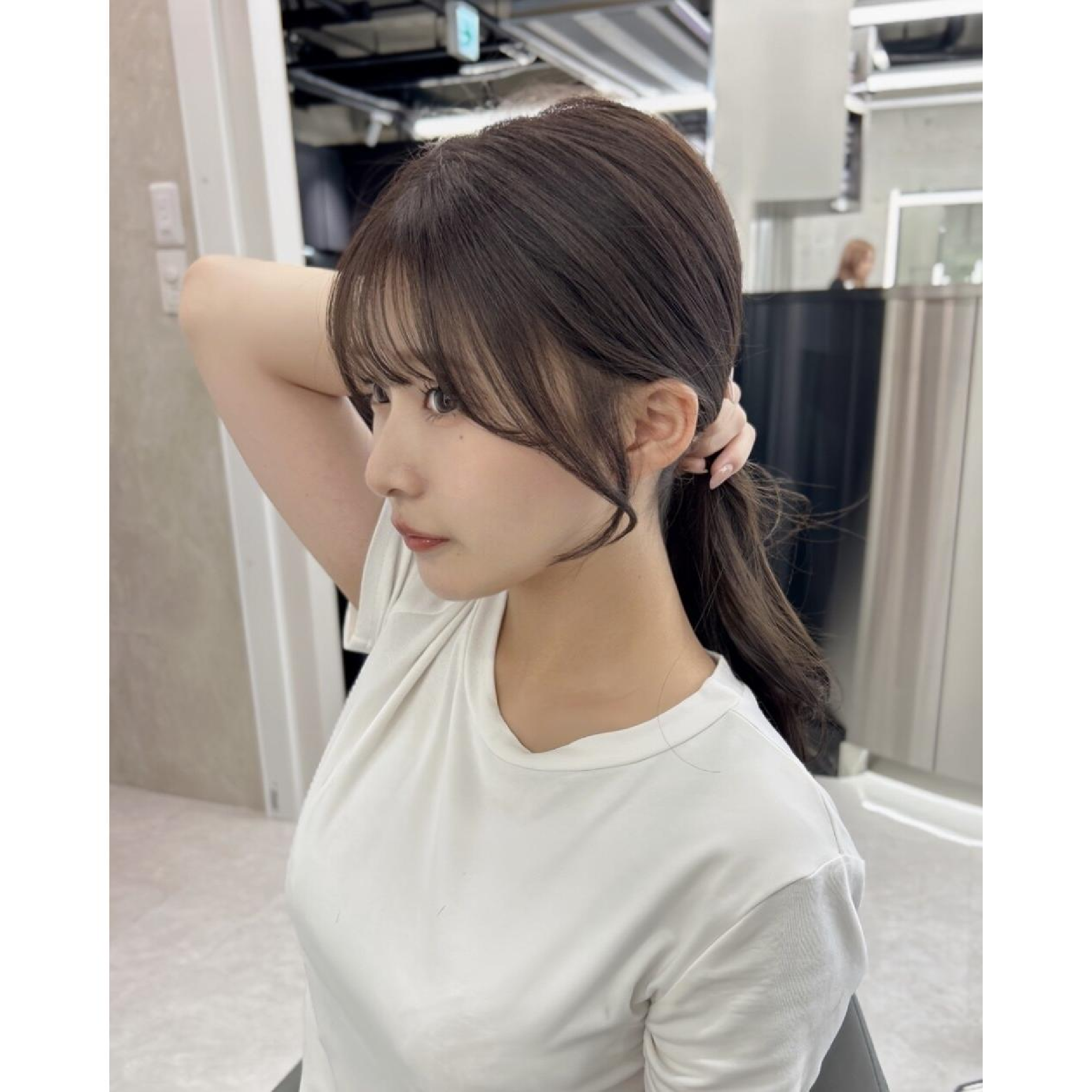 韓国顔まわりも♪ 前髪+顔まわりカット