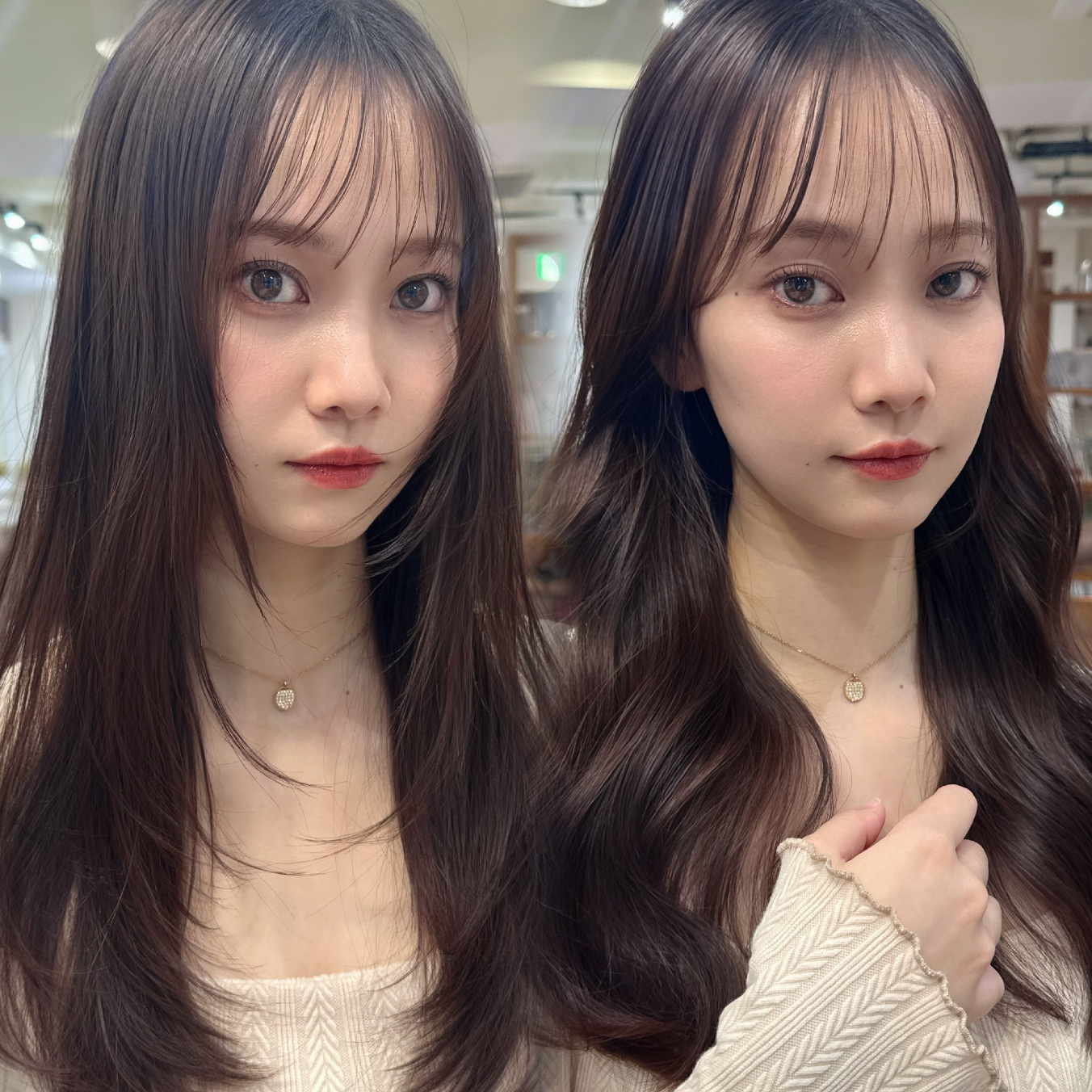 【藤原指名限定】カット➕韓国風コテ巻き風パーマ
