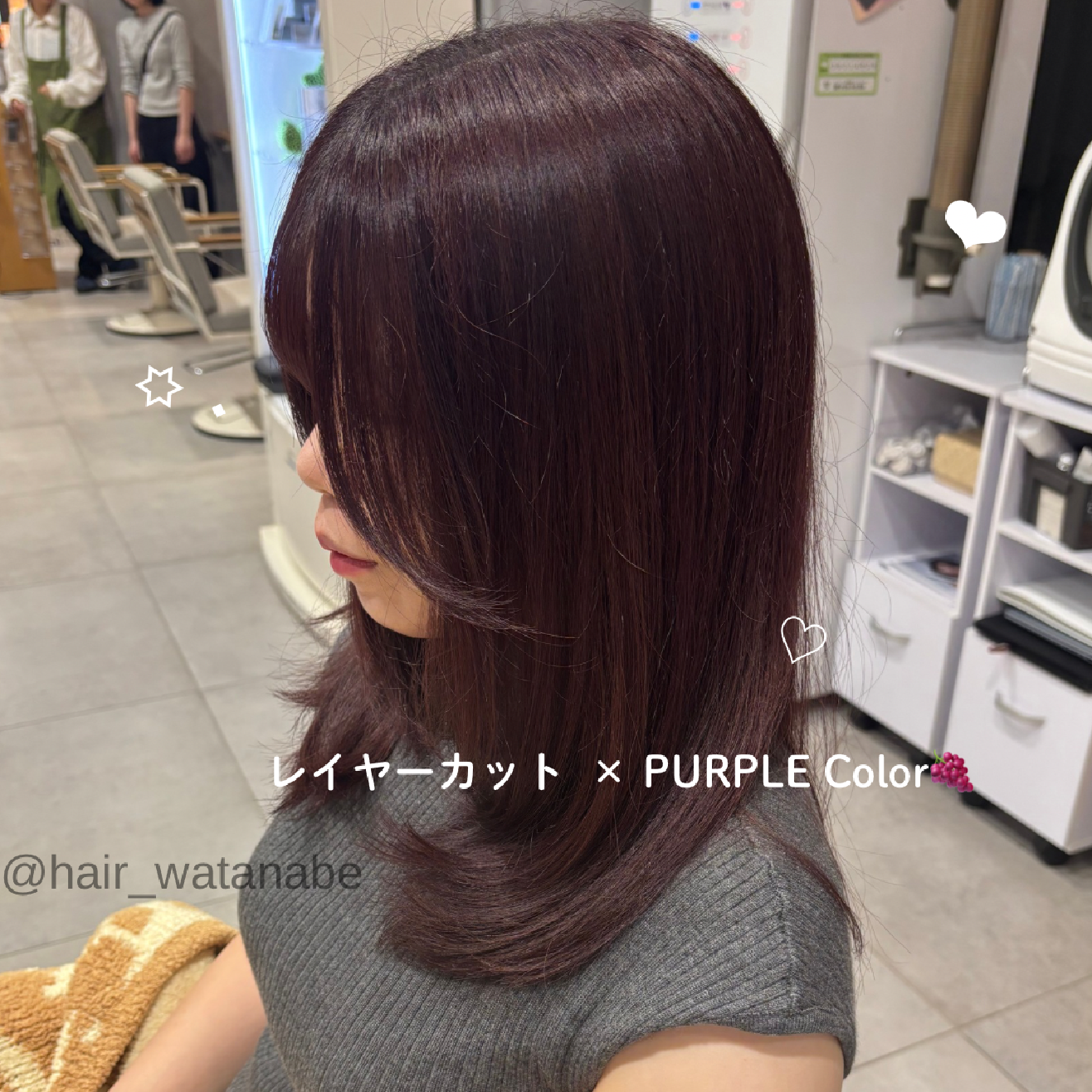 【 再来様 】＊ 韓国cut + color + treatment ＊