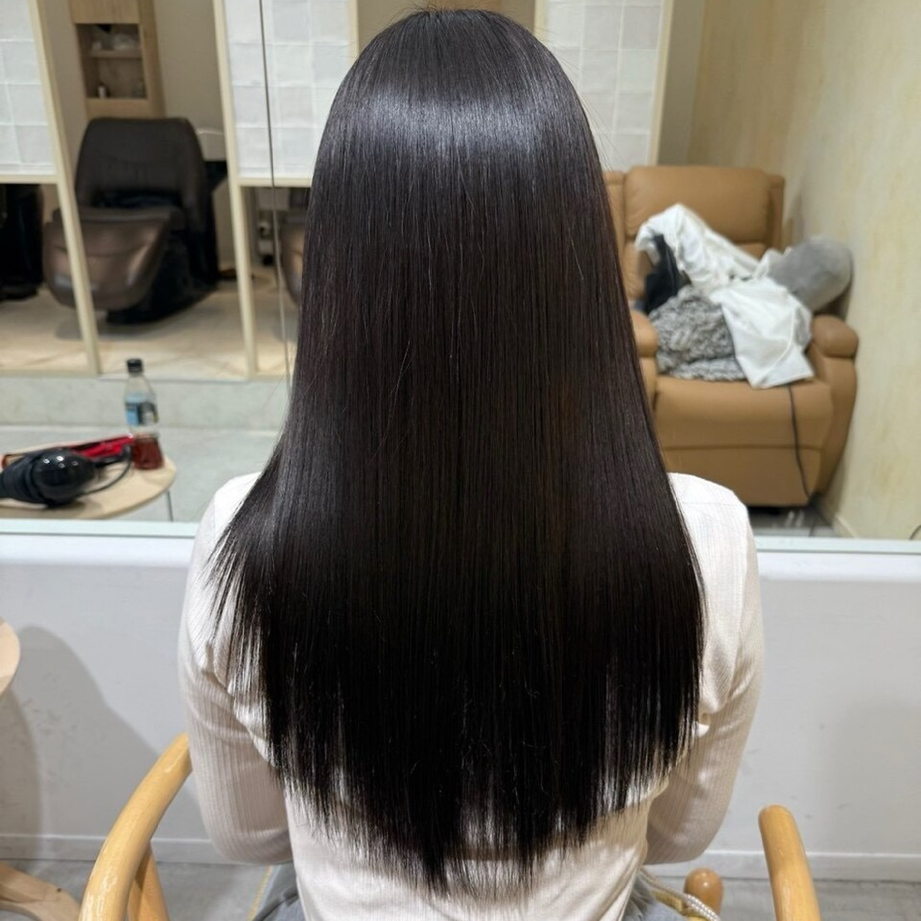 【美髪矯正】美髪ストレート(酸性ストレート)+カット￥18700