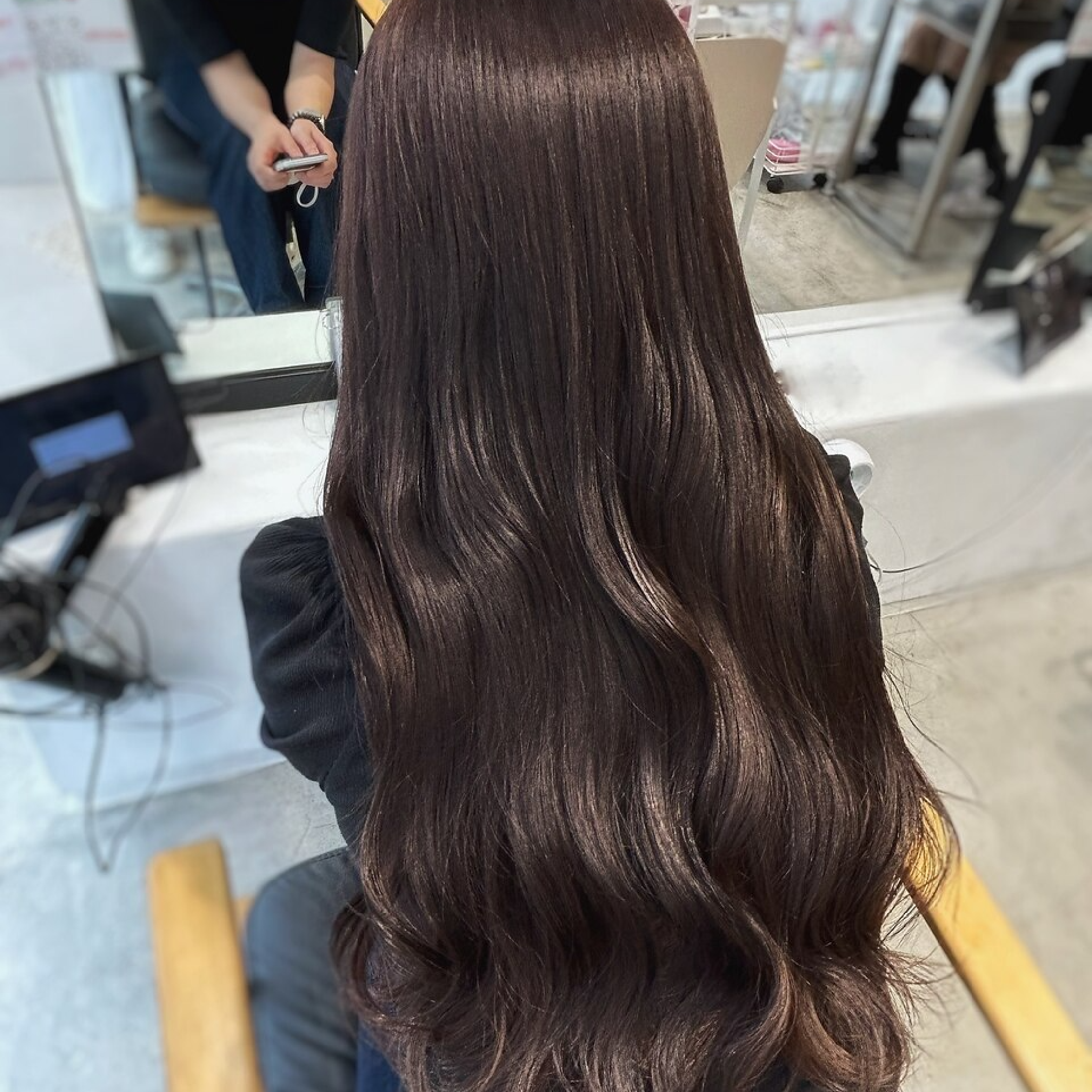 [河合・石橋限定]艶カラー+ケラチントリートメント￥6830