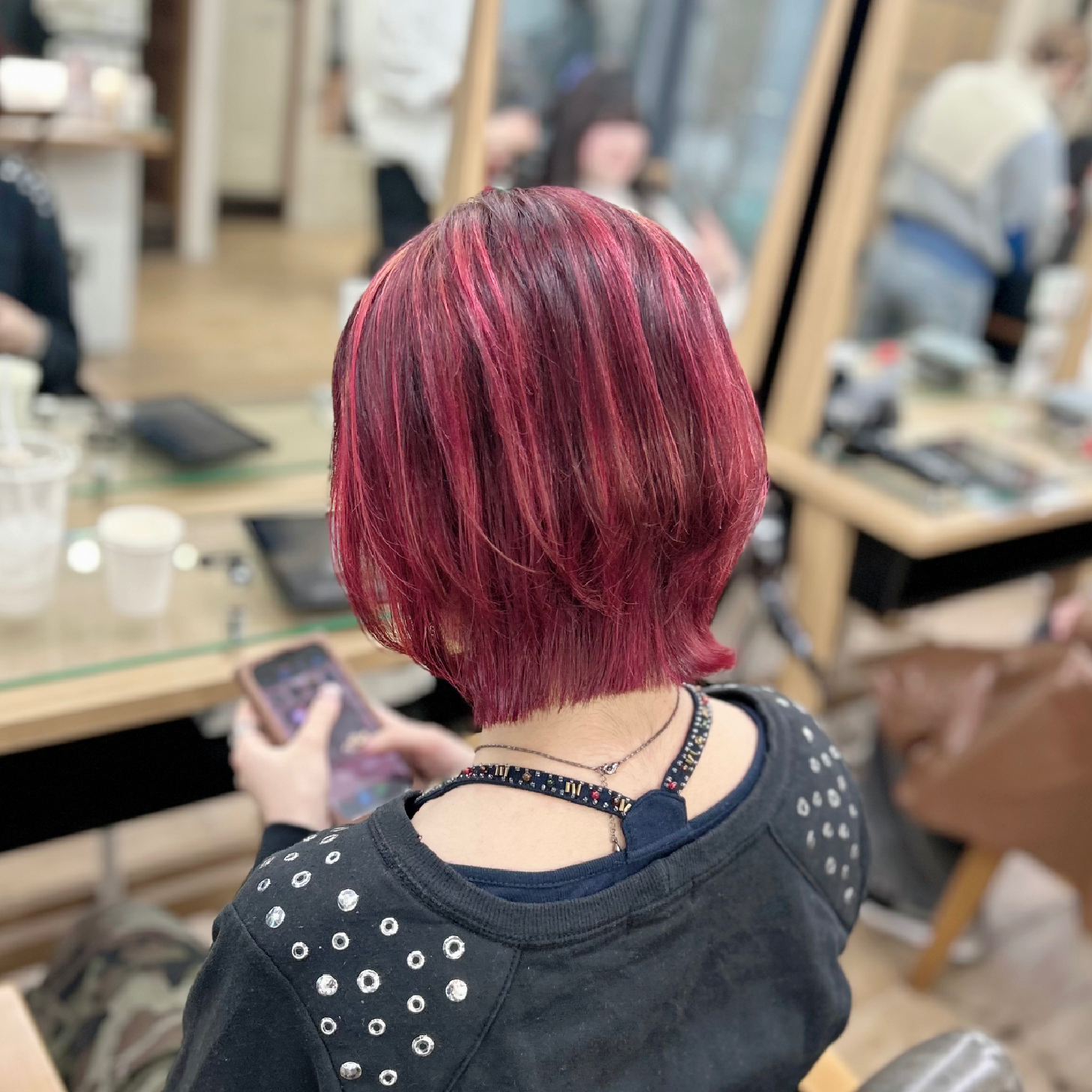 カット×ケアハイライト×カラー×３stepトリートメント