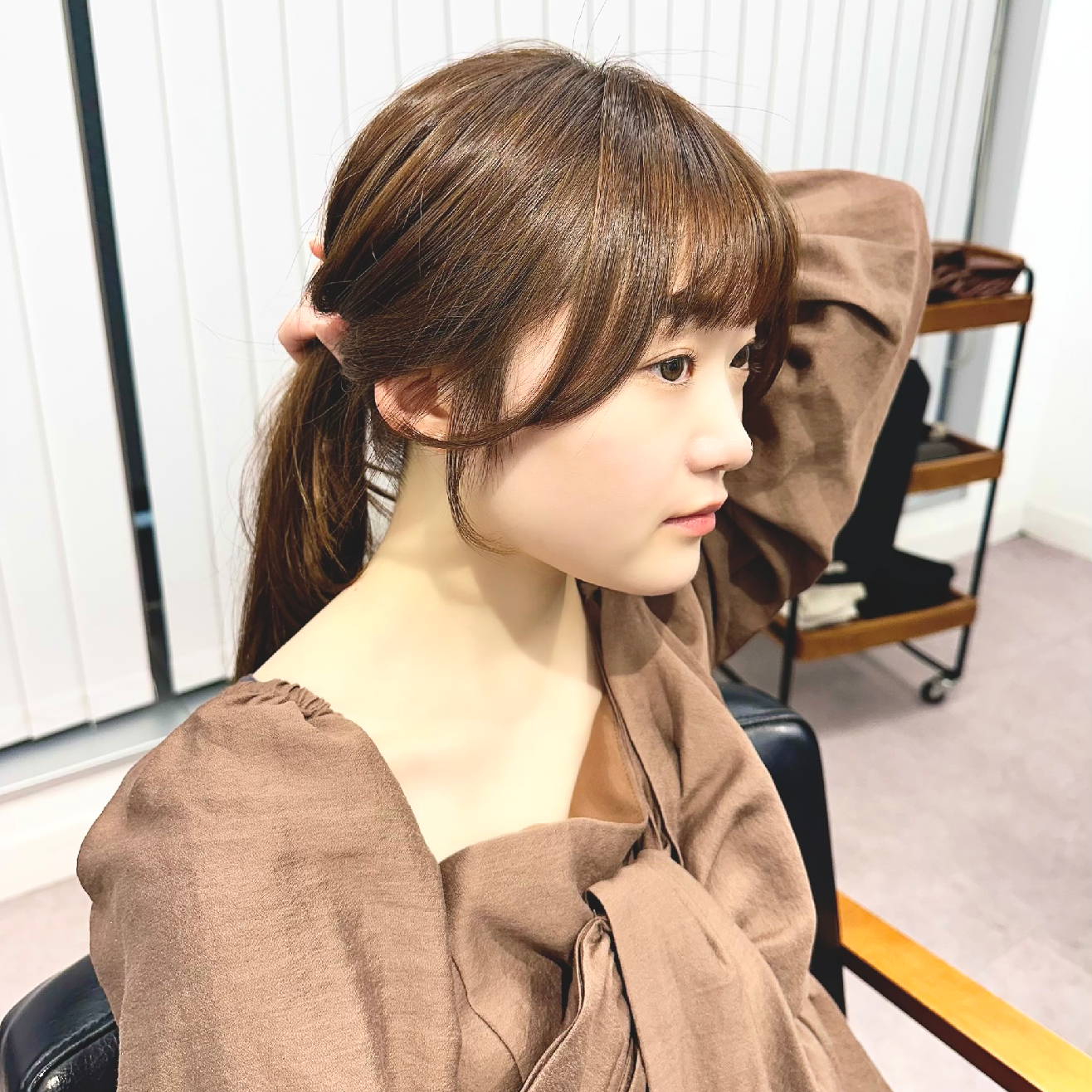 【🫧崩れない顔まわり対策🫧】顔まわりカット＋前髪縮毛矯正