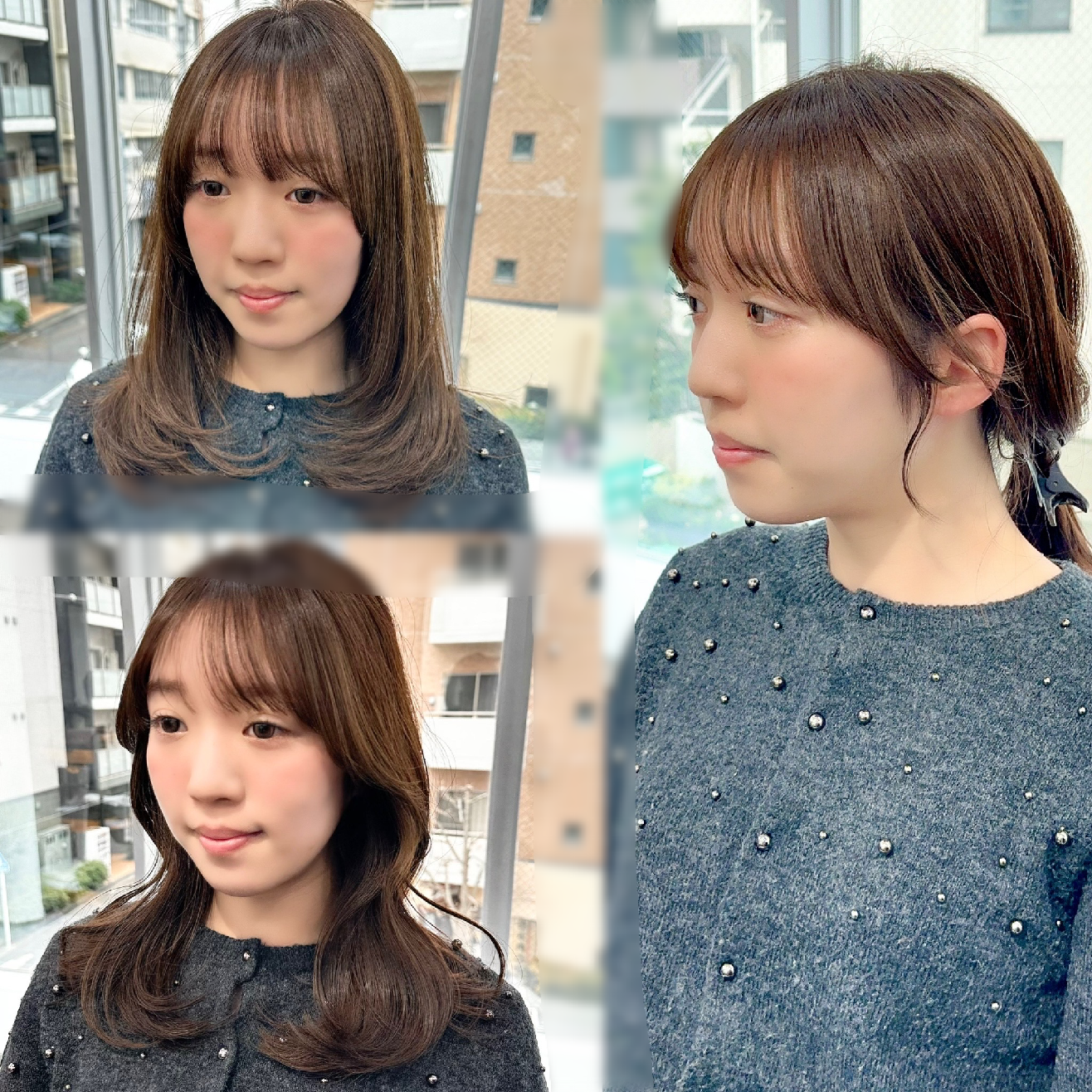 【💖顔まわりこだわり💖】顔まわりカット＋前髪ケアストレート＋カラー
