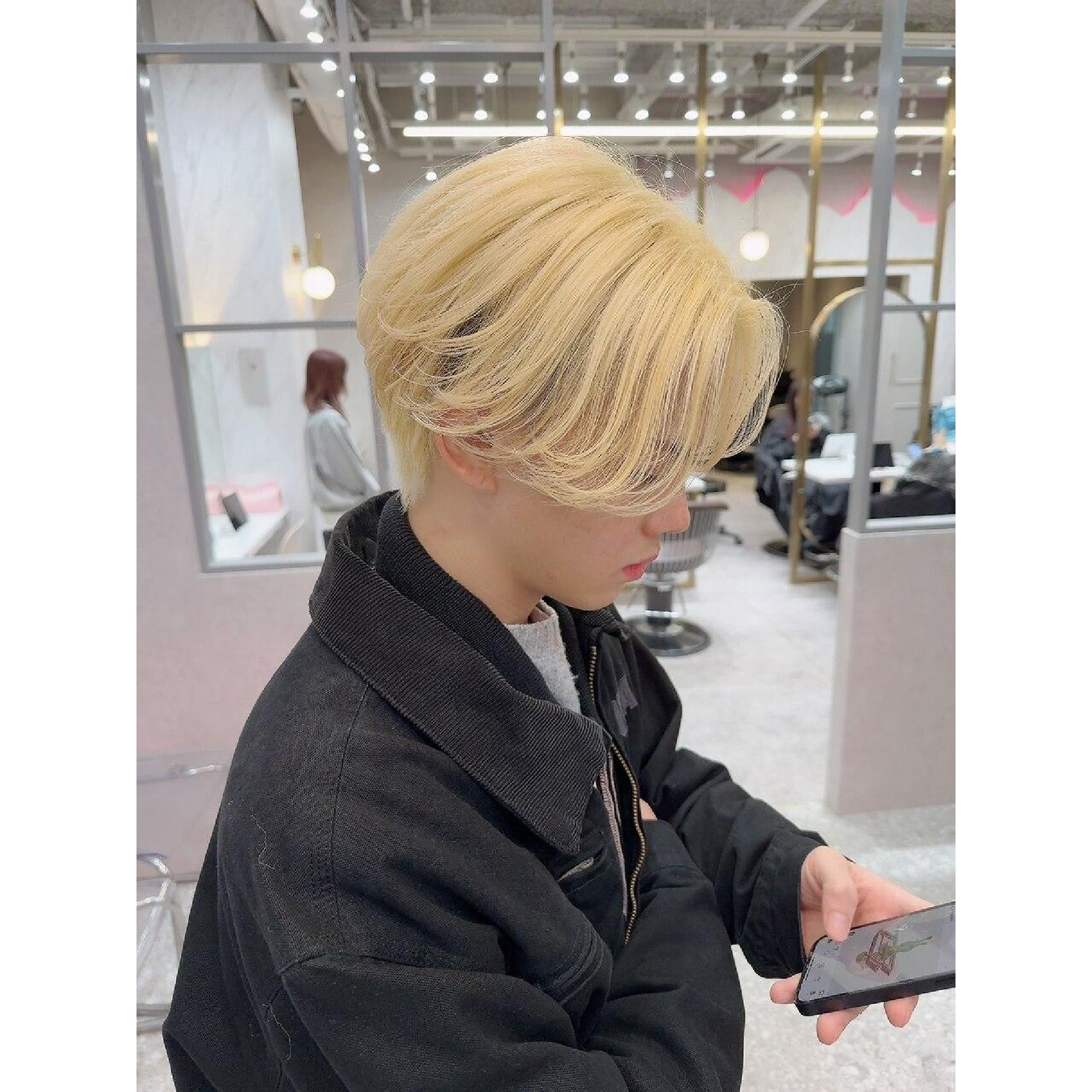 【メンズ】カット+フルカラー￥9900#天神大名#ハイトーンカラー#ハイライト