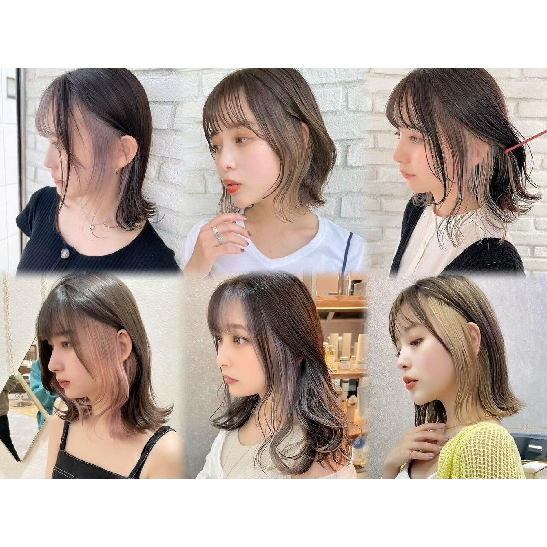 カット＋インナーカラー(ブリーチ)＋クイックトリートメント￥(天神)