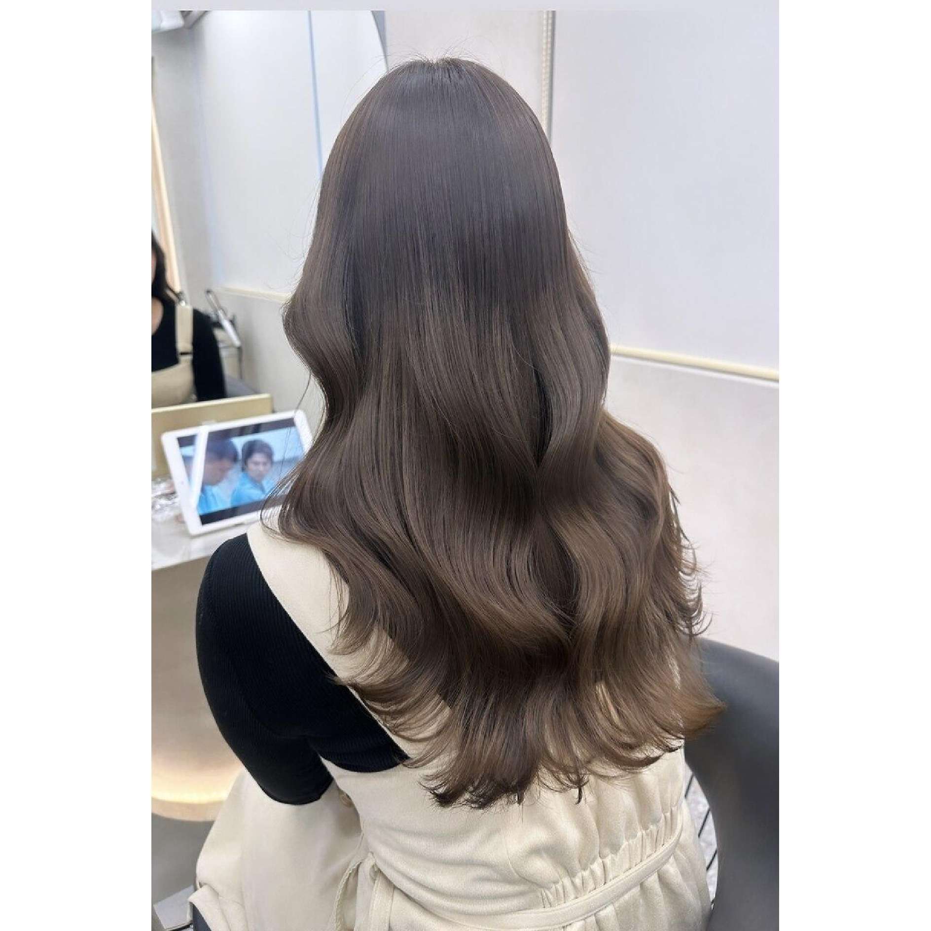 【白髪染め】リタッチカラー＋クイックトリートメント￥7700（天神大名赤坂）