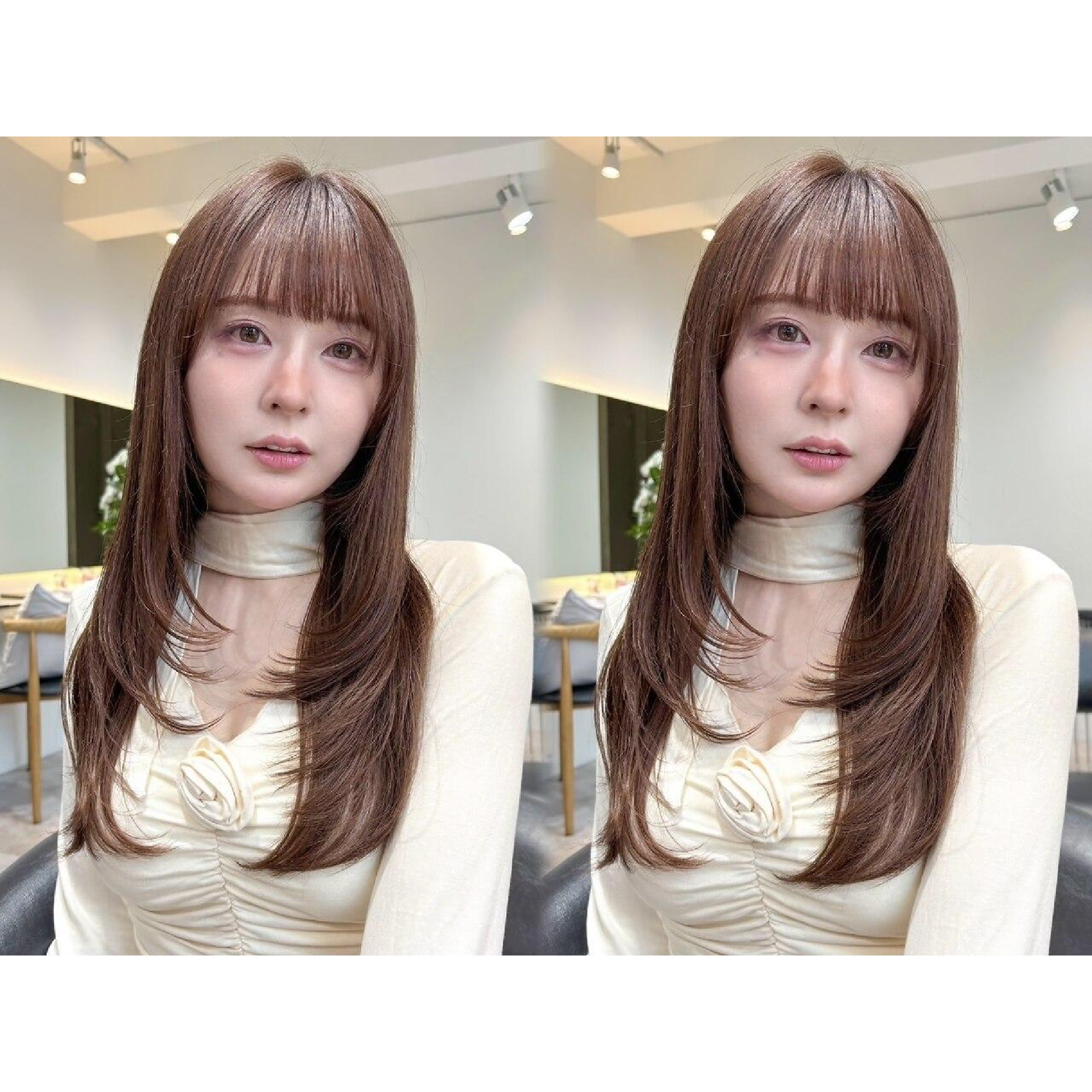【ダメージ毛、ブリーチ毛でも施術可能◎】酸性ストレート+カット+1stepTR