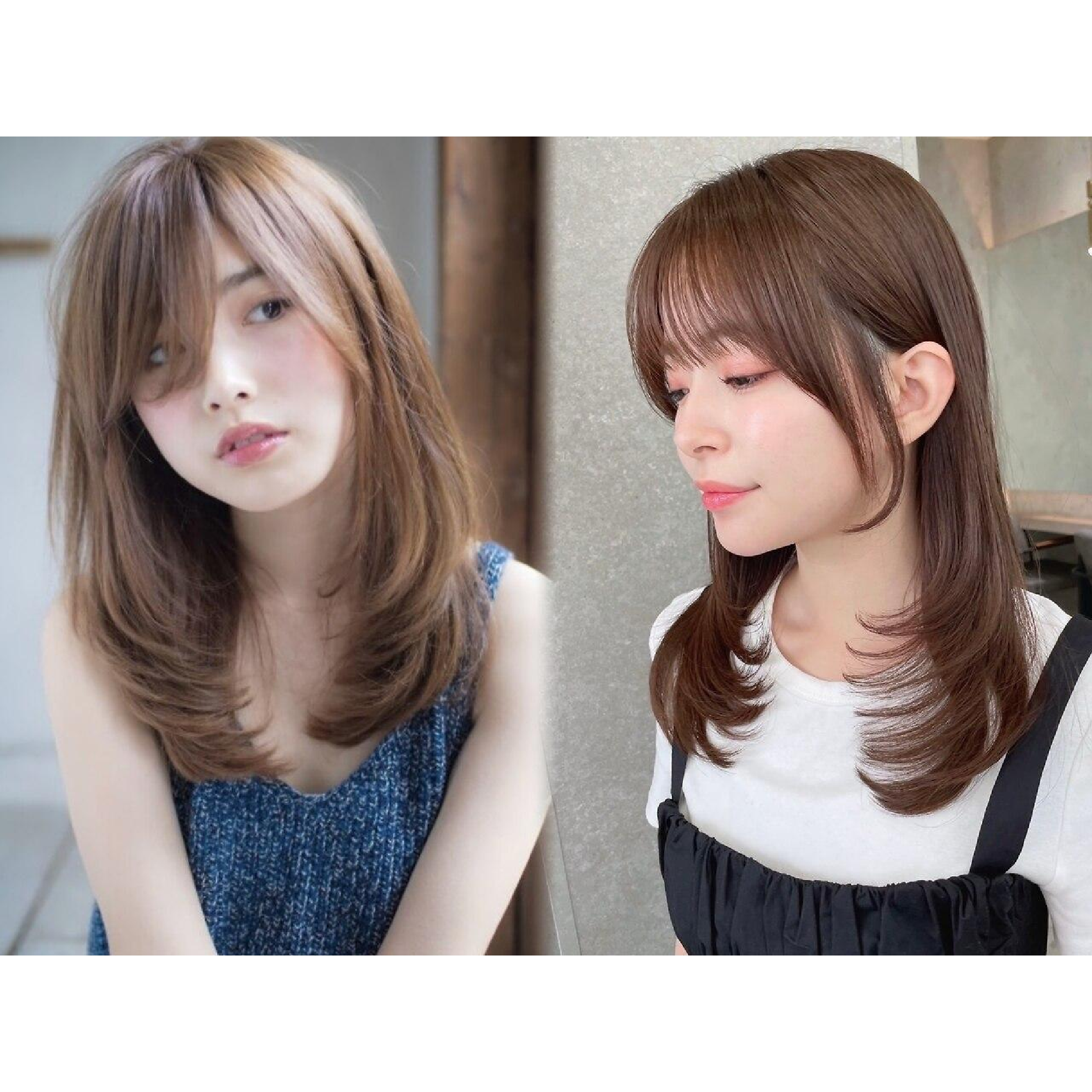 【ロングヘア今の流行り】レイヤーカット+１stepTR【レイヤー/ハッシュカット