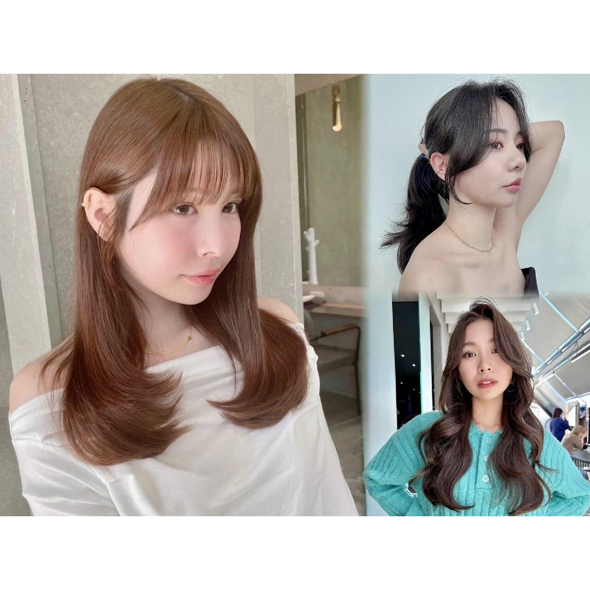 期間限定[韓国小顔ヘア]毛先メンテナンスカット+顔周りカット+コテ巻き