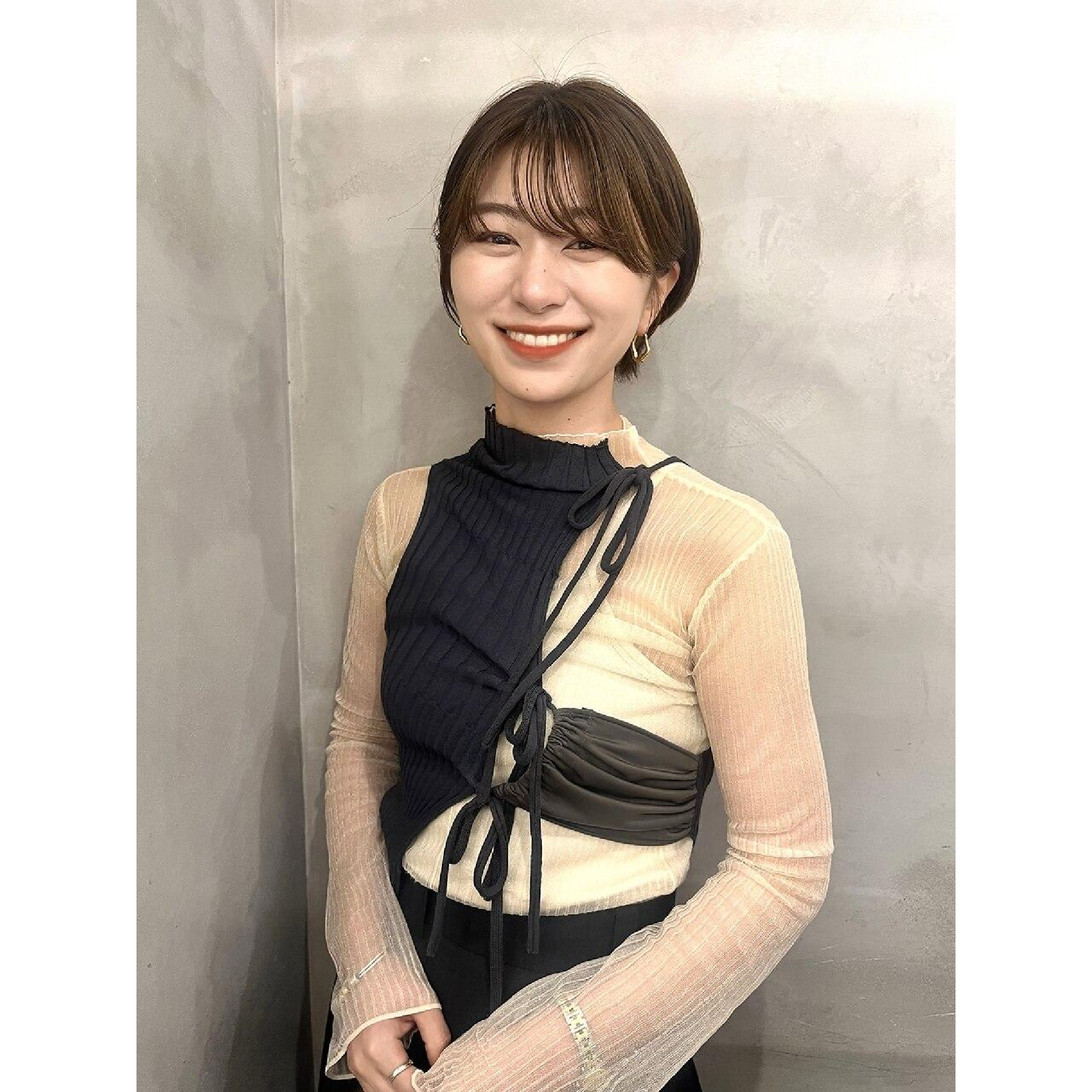 中川指名限定 カット+ダメージレス縮毛矯正+3stepTR ¥20280