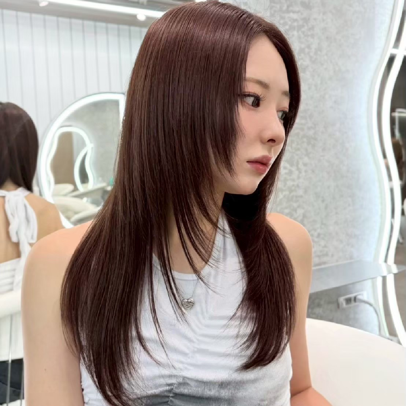 【平日限定】カット✂️＋ワンカラー🎨＋縮毛矯正✨＋うる艶ナノスチームトリートメ