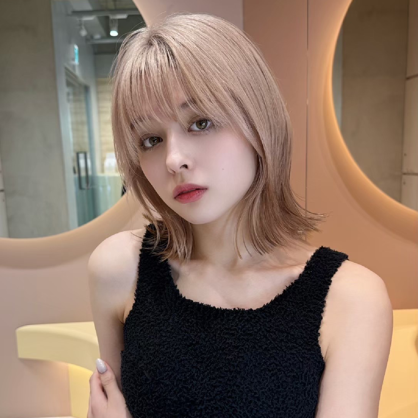 人気No.1★【初カラー必見】カット+ブリーチダブルカラー＋ウル艶トリートメント