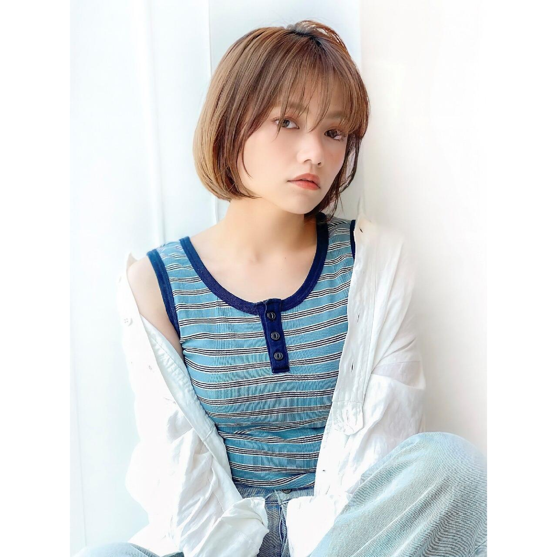 オーガニック白髪染めリタッチカラー+カット　￥9000→￥7000【大塚/新大塚