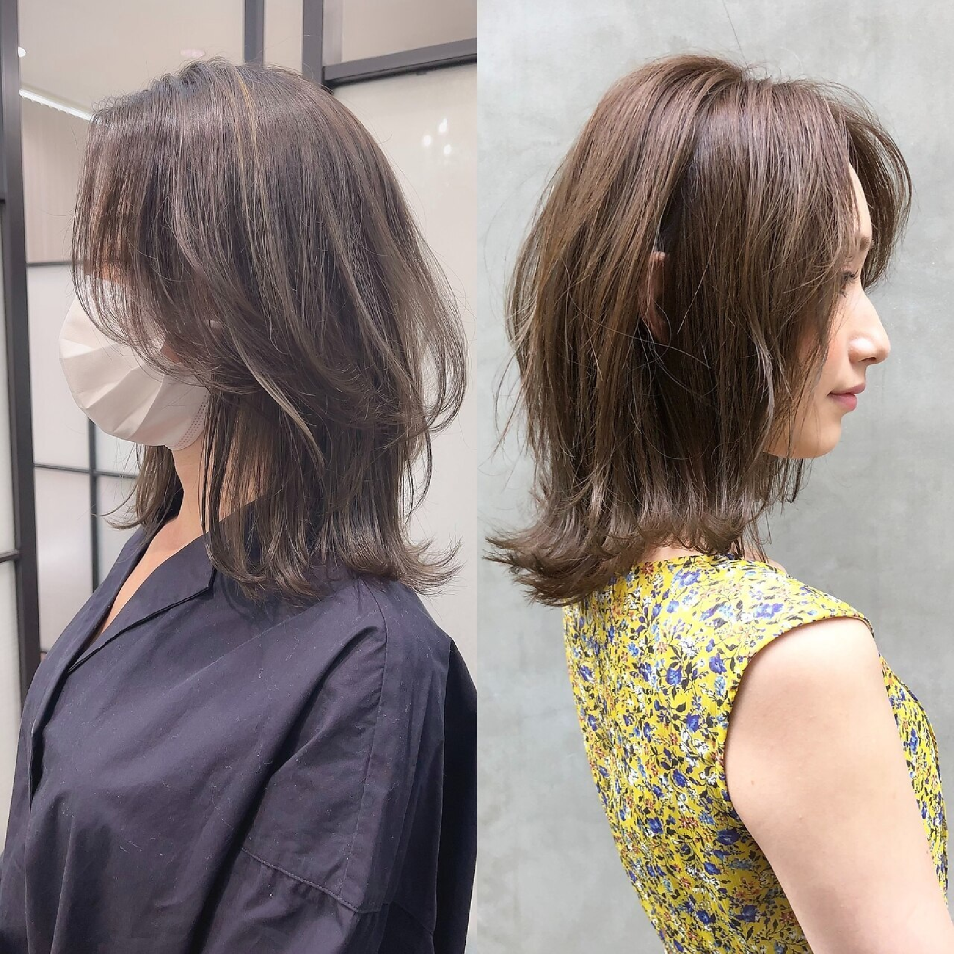 カット＋カラー ￥7500 【静岡駅】