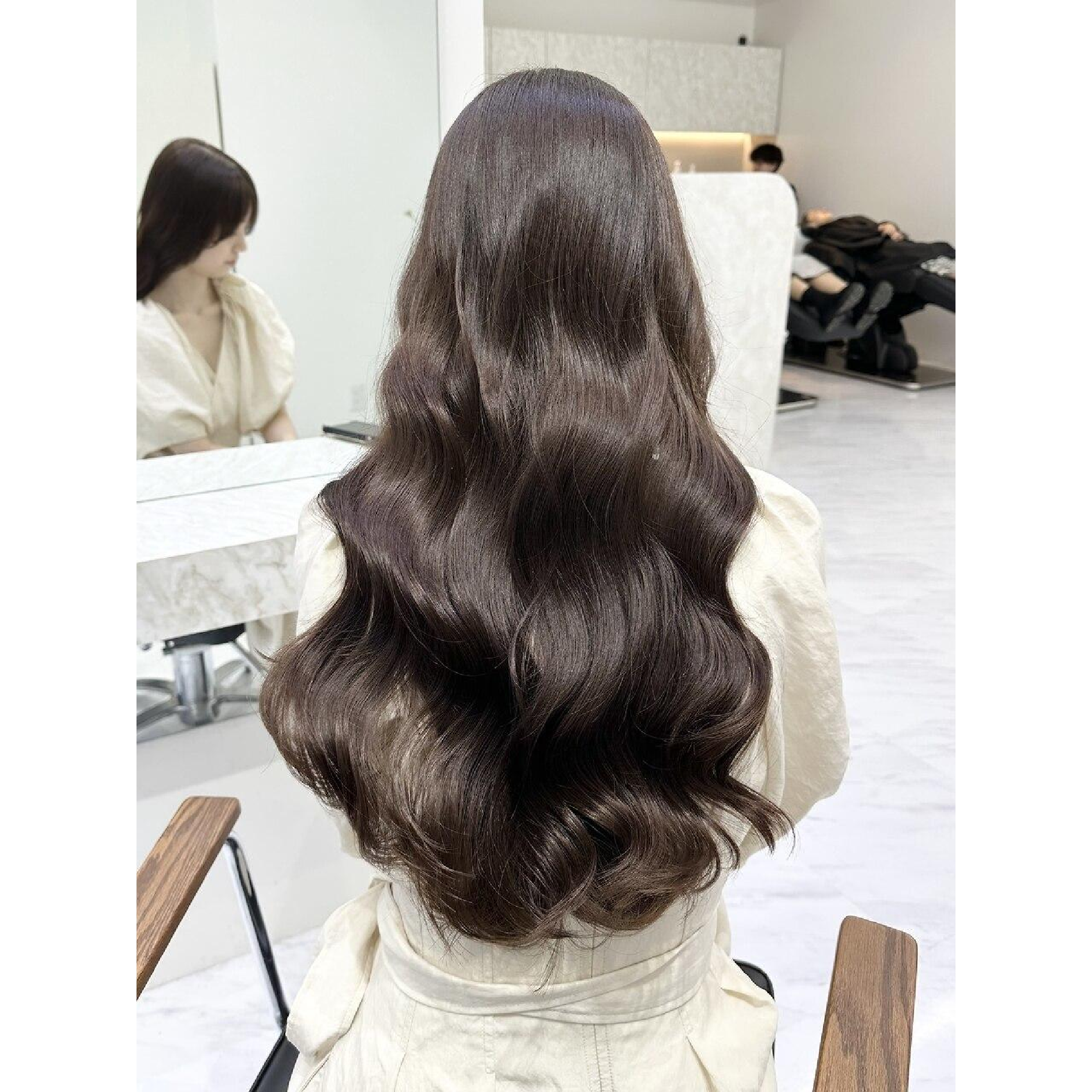 カット＋コテ巻き風デジタルパーマ＋リッチトリートメント ￥12000 【静岡駅】