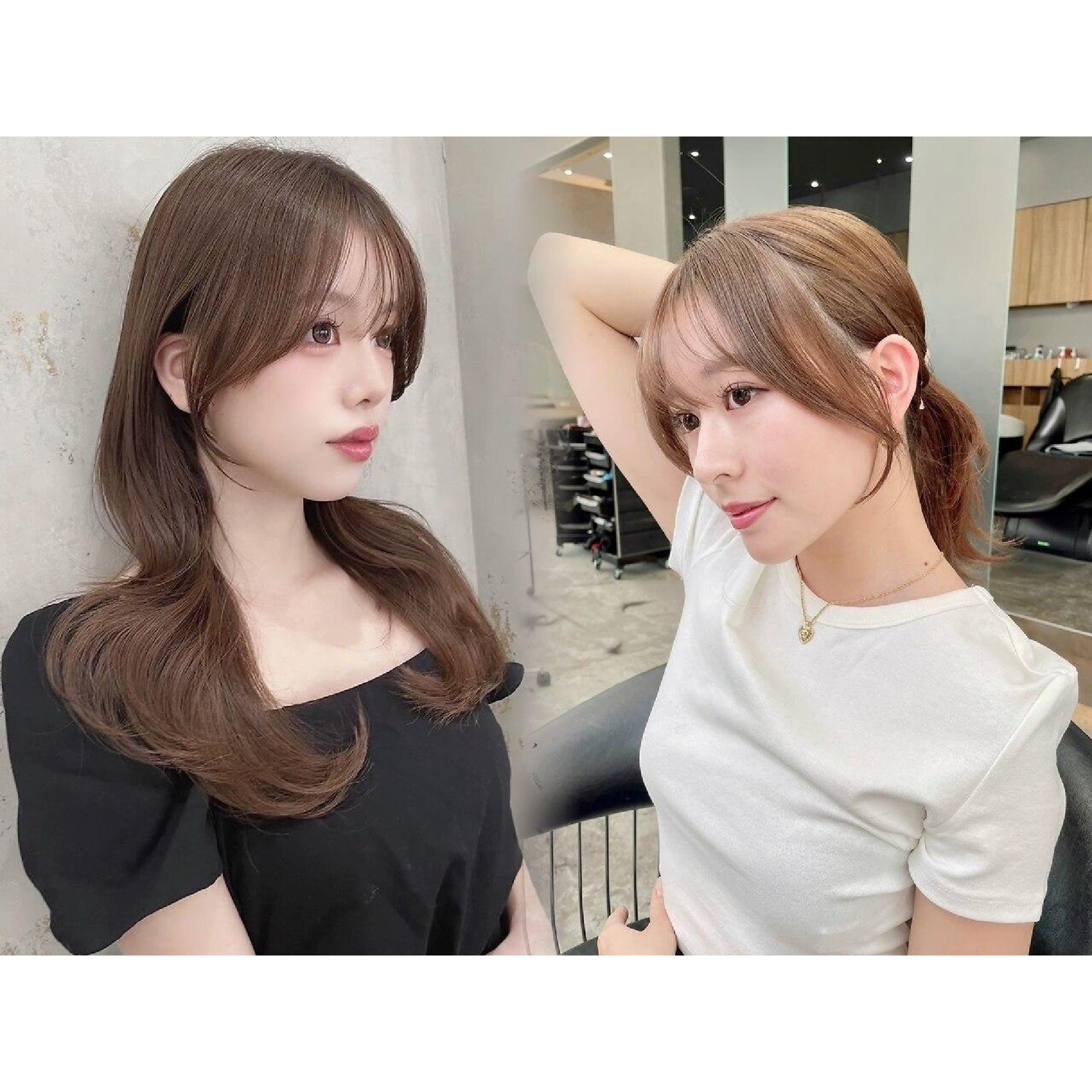 [TAKUMI指名限定]カット＋カラ-＋韓国風前髪Cカールパーマ＋トリートメント