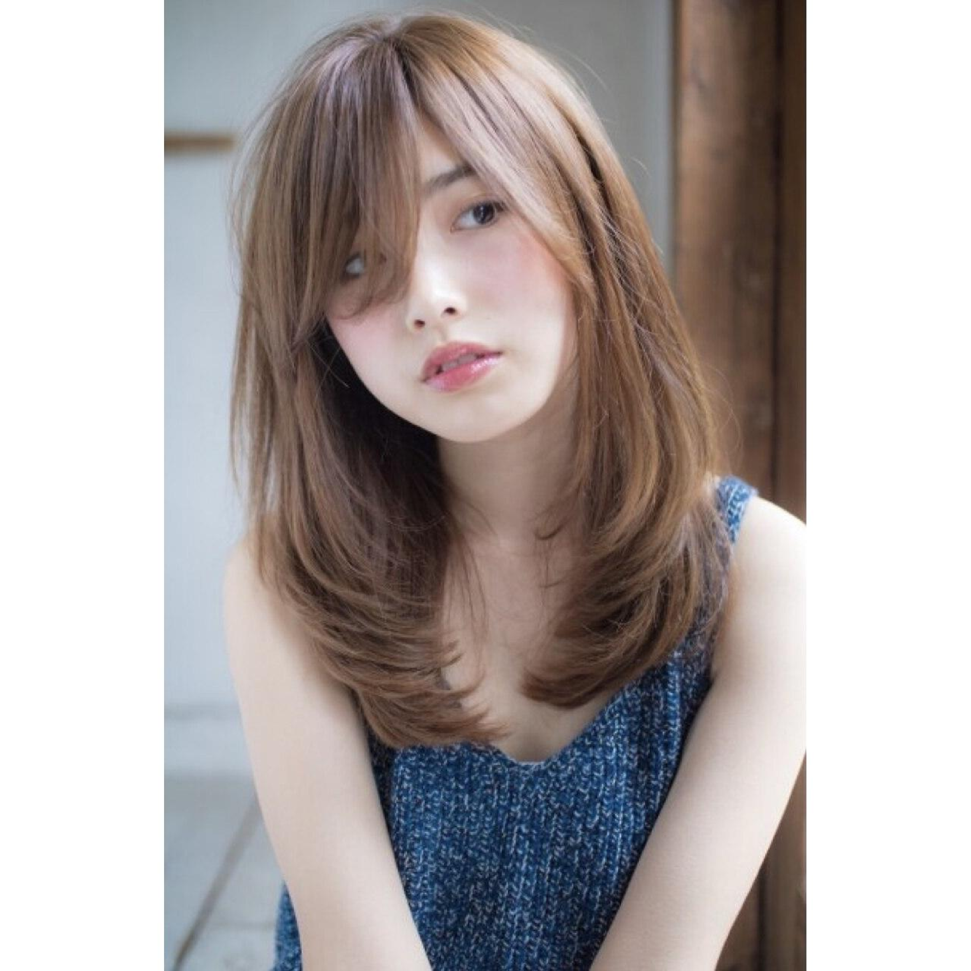 【立体感のあるハイライト18枚～】カラー+カット+トリートメント