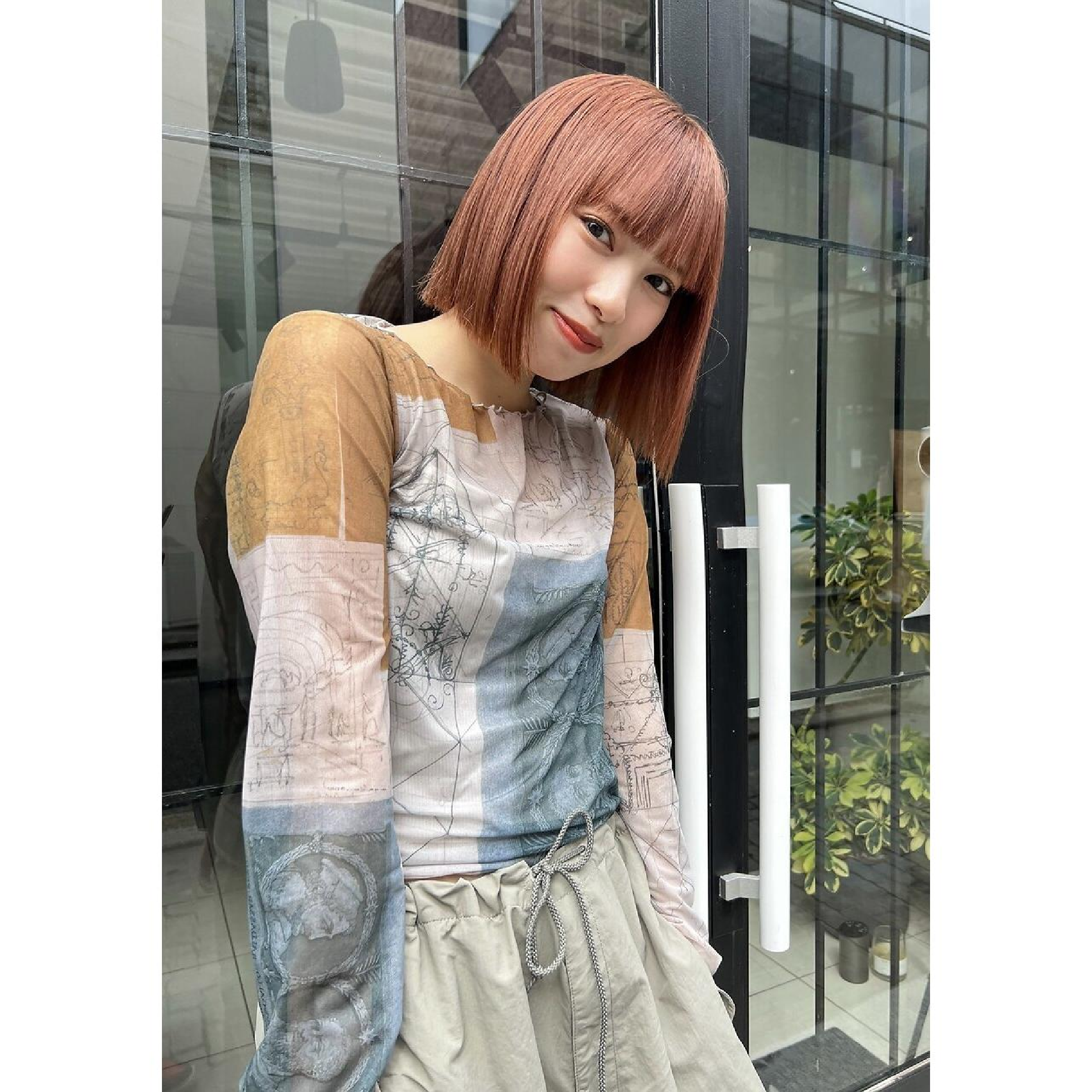 【根元リタッチブリーチ】カット+ダブルカラー+1stepトリートメント