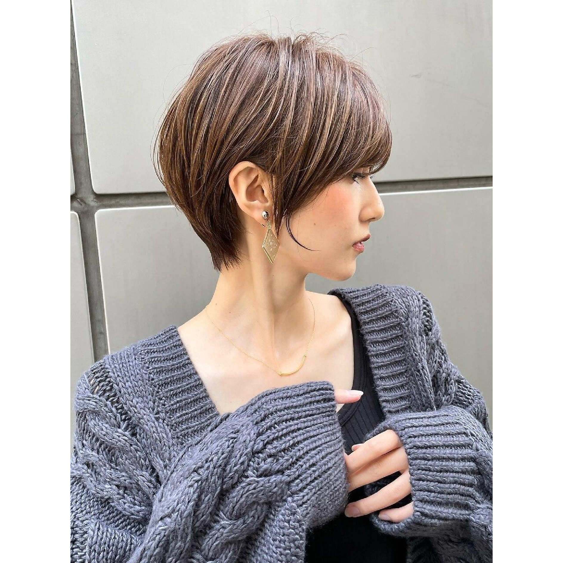 白髪ぼかしハイライト＋カット＋ケアトリートメント
