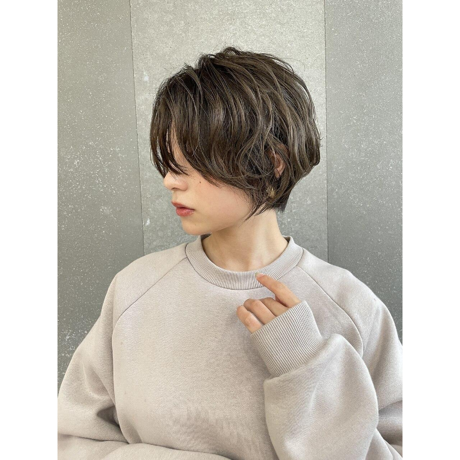 【小原限定】ショートカット×エッジカールパーマ×3ステップトリートメント