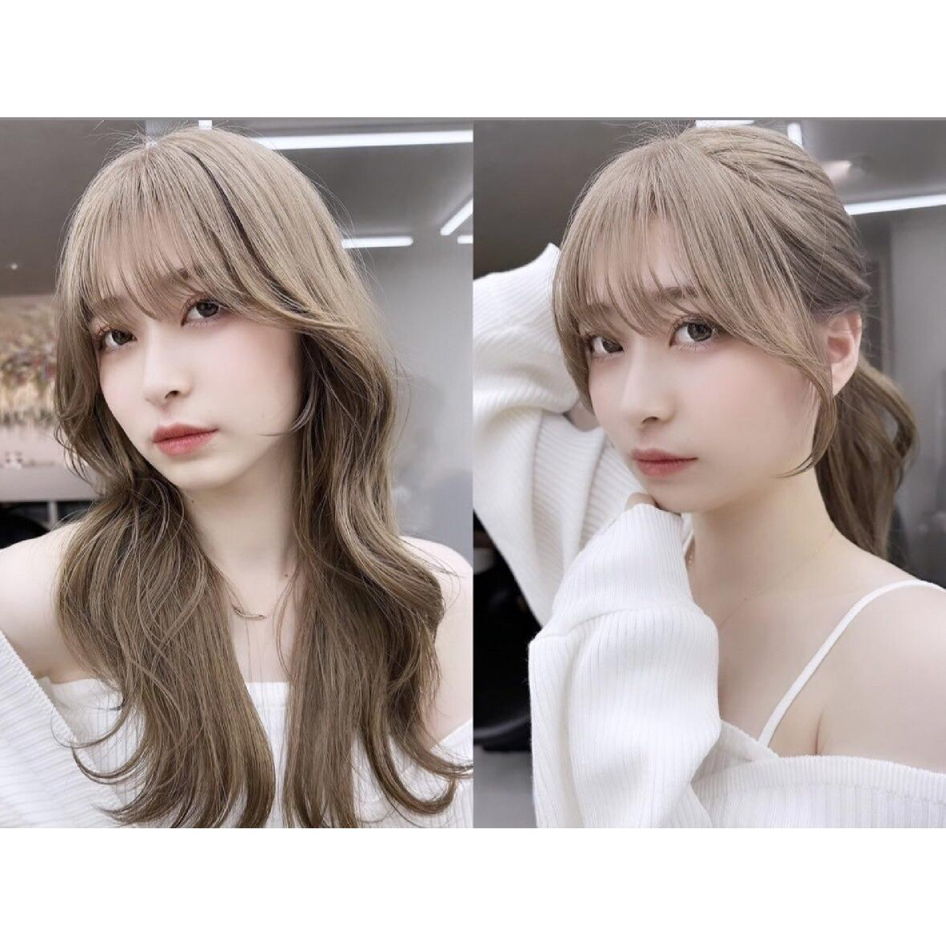 【お出かけヘアセット】韓国風顔周りカット+コテ巻きヘアセット/大宮/大宮駅