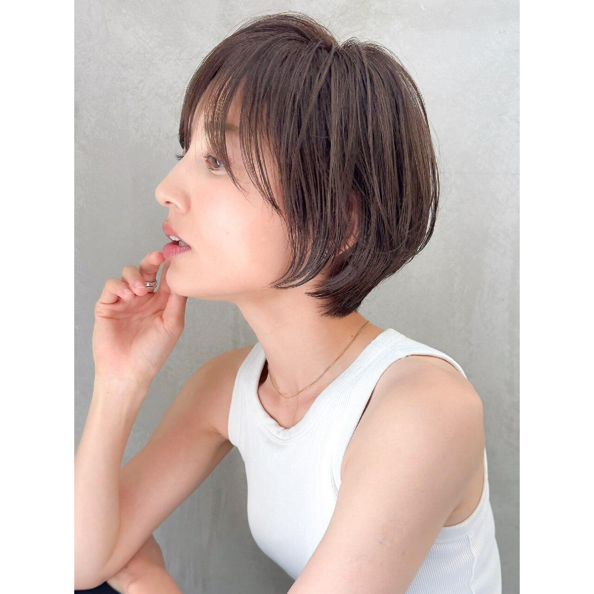 【三上指名限定】大人美人ショートカット+イノアカラー+3stepトリートメント