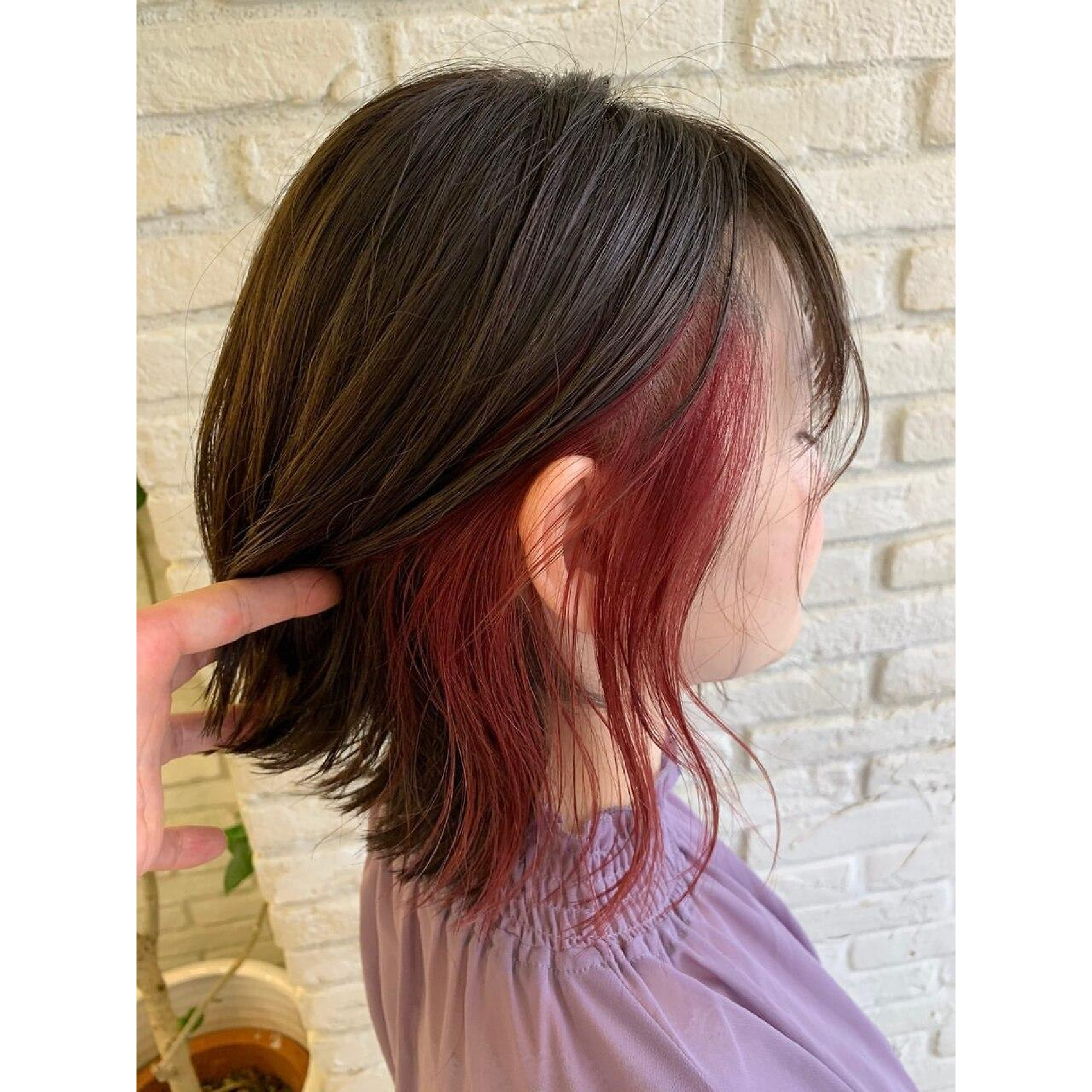 [オシャレ女子必見◎]ケアブリーチインナーカラー＋カット＋1stepTR