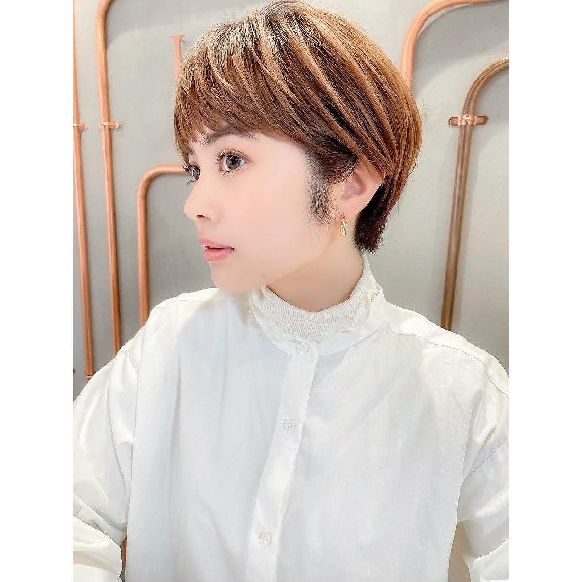 [ダブルカラー]ハイライト+1stepトリートメント￥15700/銀座/銀座駅