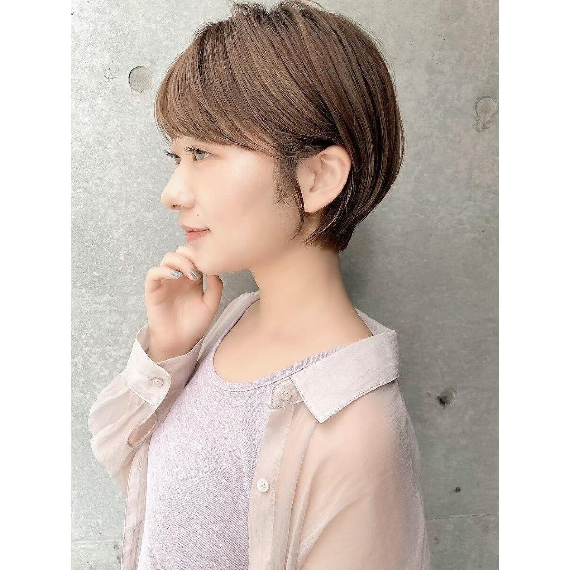 前髪カット+前髪パーマ￥5700/銀座/銀座駅/銀座一丁目