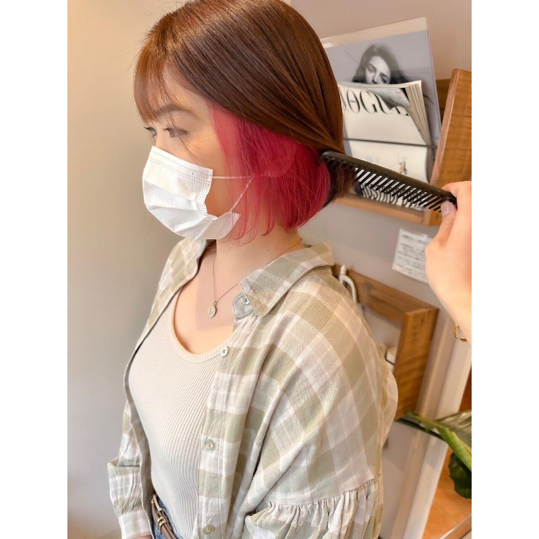 【オシャレ女子必見◎】インナーカラー＋カット＋1stepトリートメント