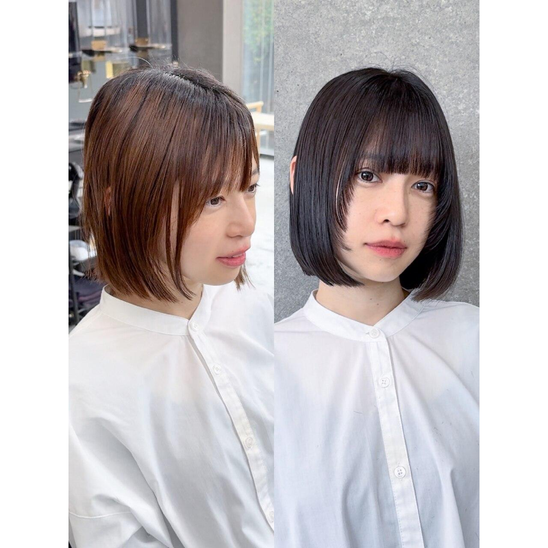 【伊杏指名限定】美骨格カット+柔らか美髪矯正+透明感カラー+最高級保湿TR